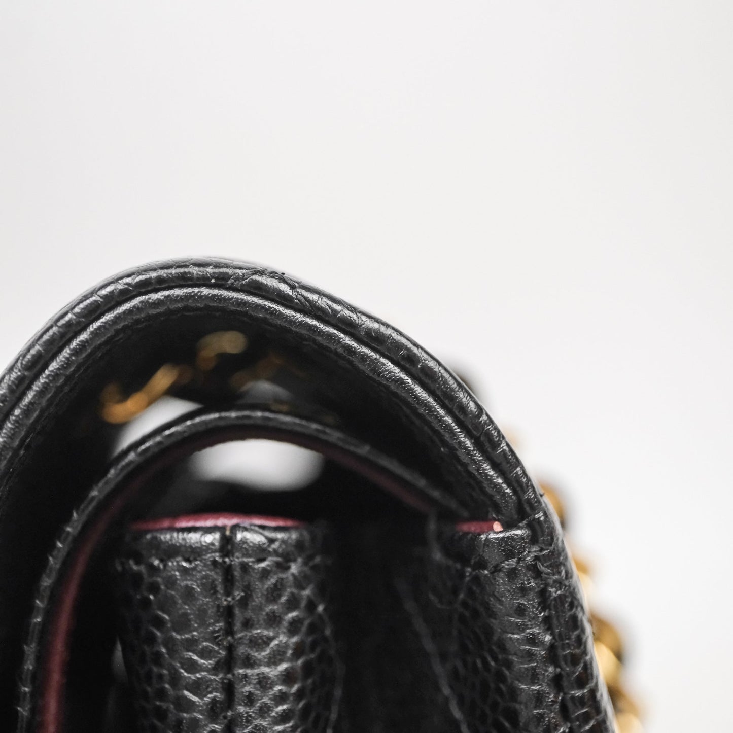 Chanel Classic Medium Flap Quilted Black Caviar Gold Hardware