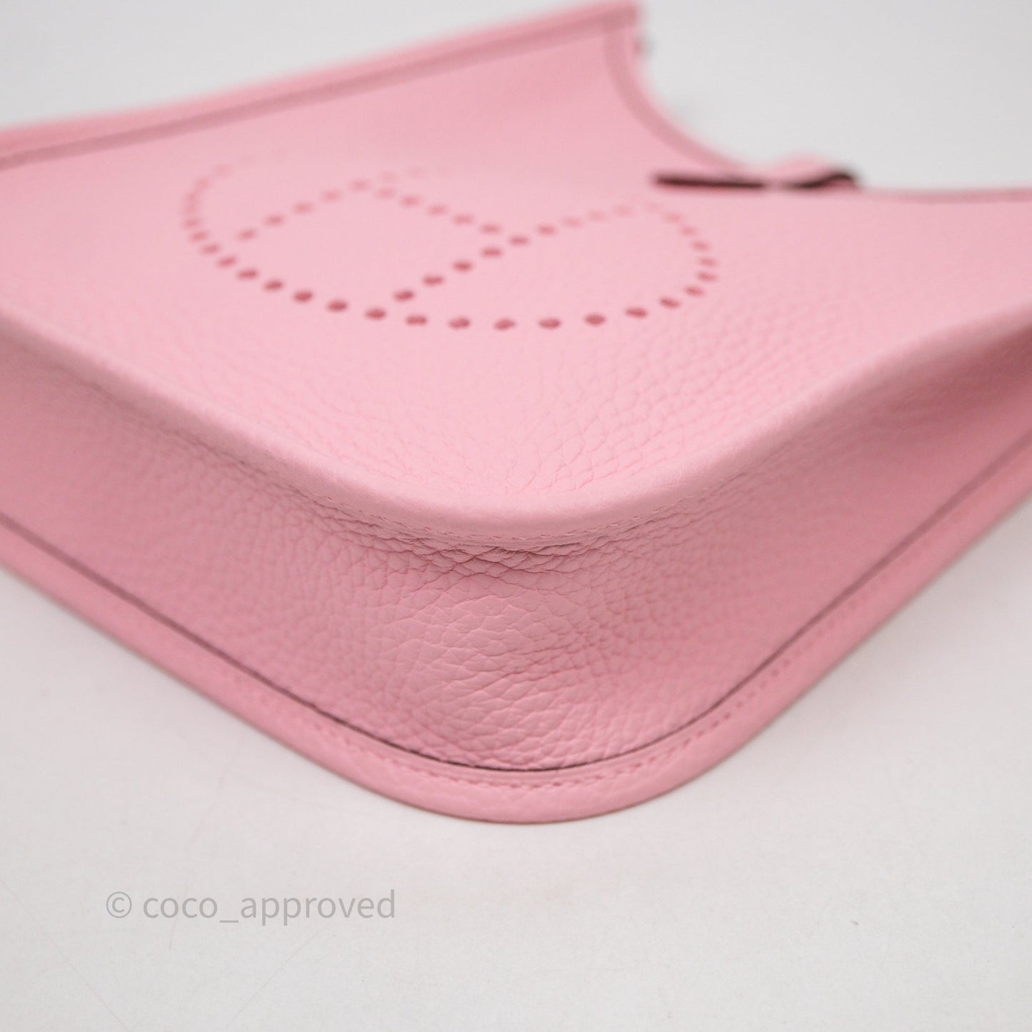 Hermès Mini Evelyne 16 Amazone Rose Sakura 3Q Palladium Hardware