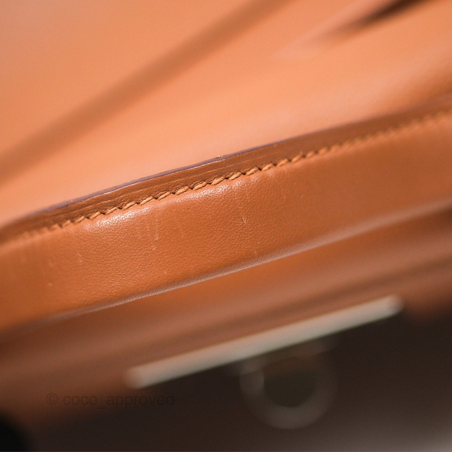 Hermès 24/24 21 Mini Gold 37 Evercolor/ Swift Palladium Hardware
