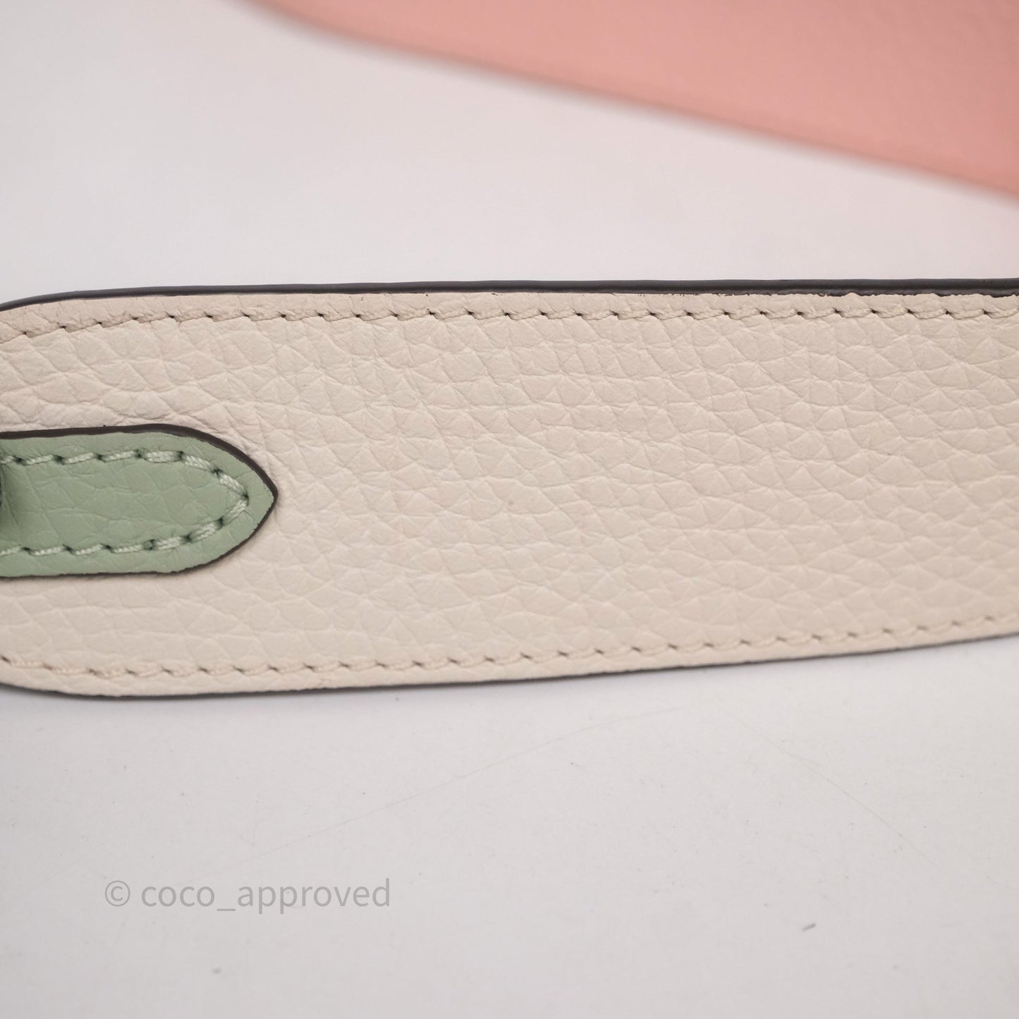 Louis Vuitton Capucines BB Creme Rose Jade Taurillon Leather Gold Hardware