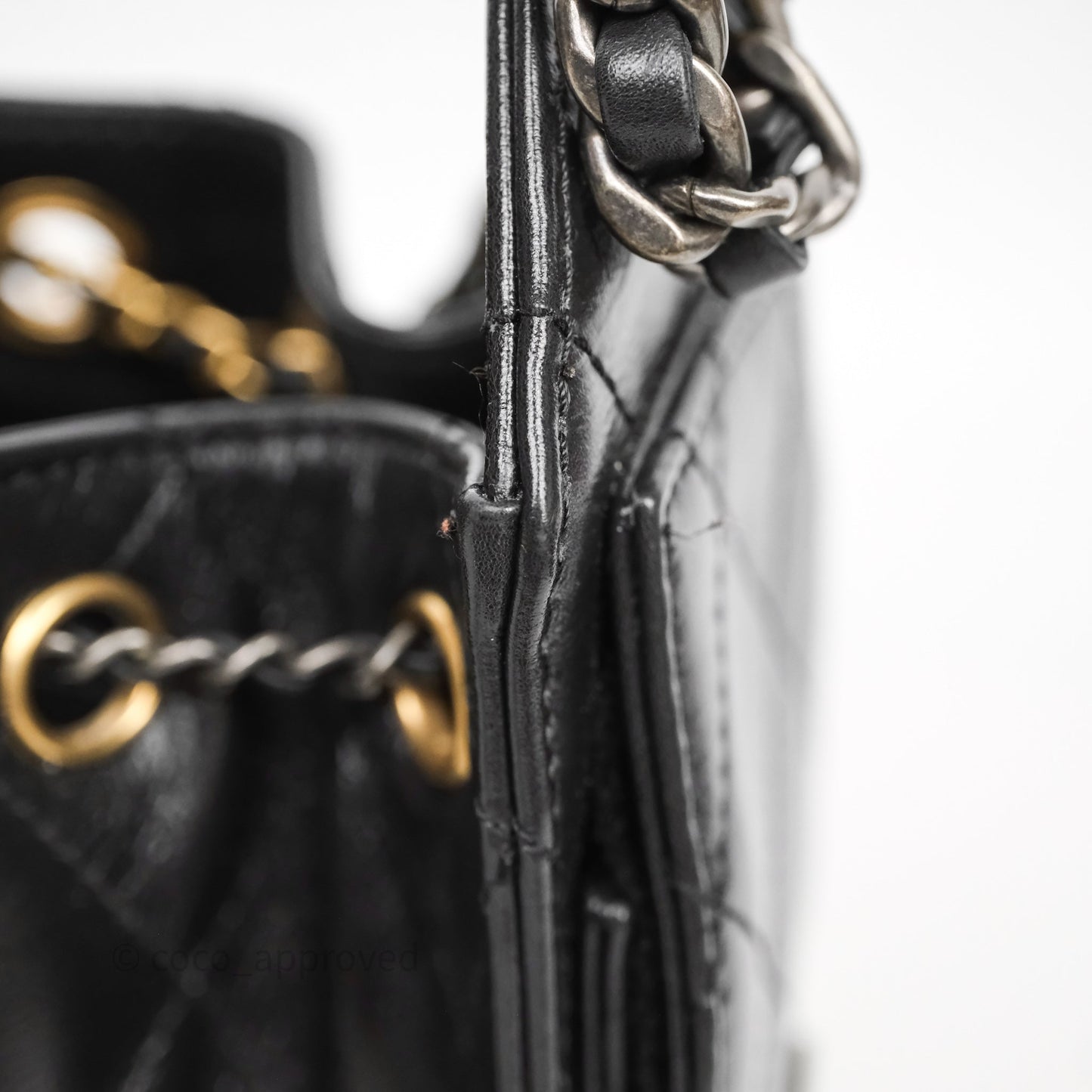 Chanel Mini 25 Black Bag Calfskin Mixed Hardware