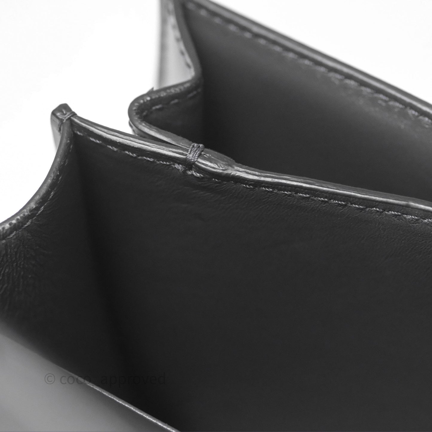 Celine Teen Classic Box Flap Dark Grey Box Calfskin