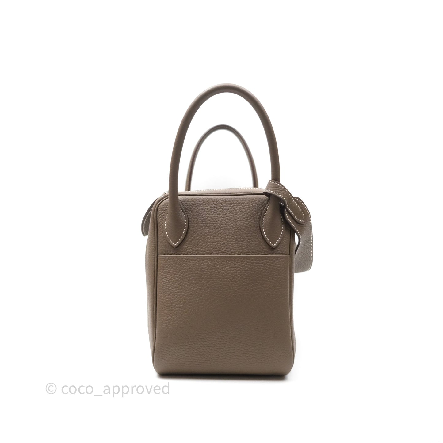 Hermès Lindy 30 Etoupe 18 Clemence Palladium Hardware