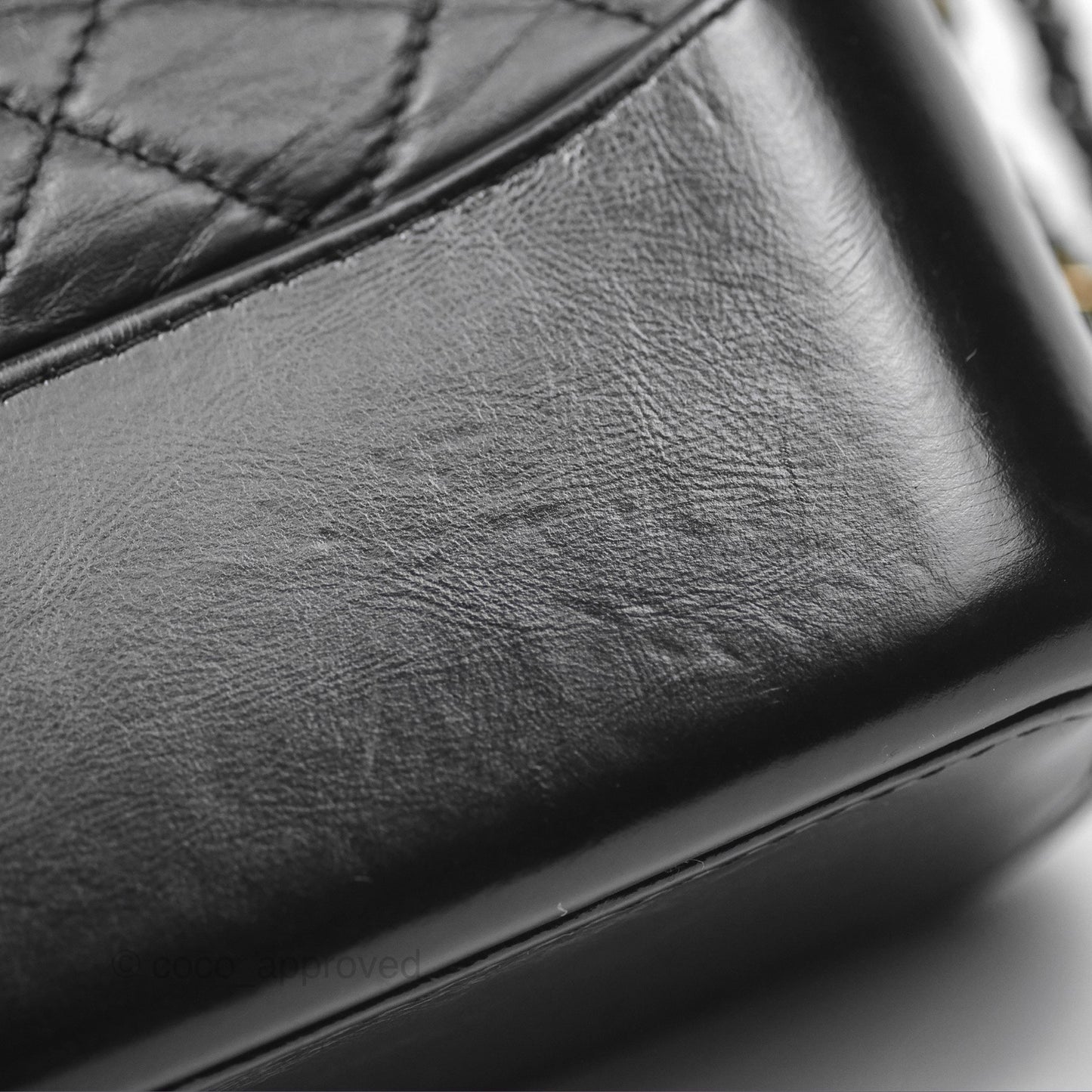 Chanel New Medium Gabrielle Hobo Quilted Black Aged Calfskin