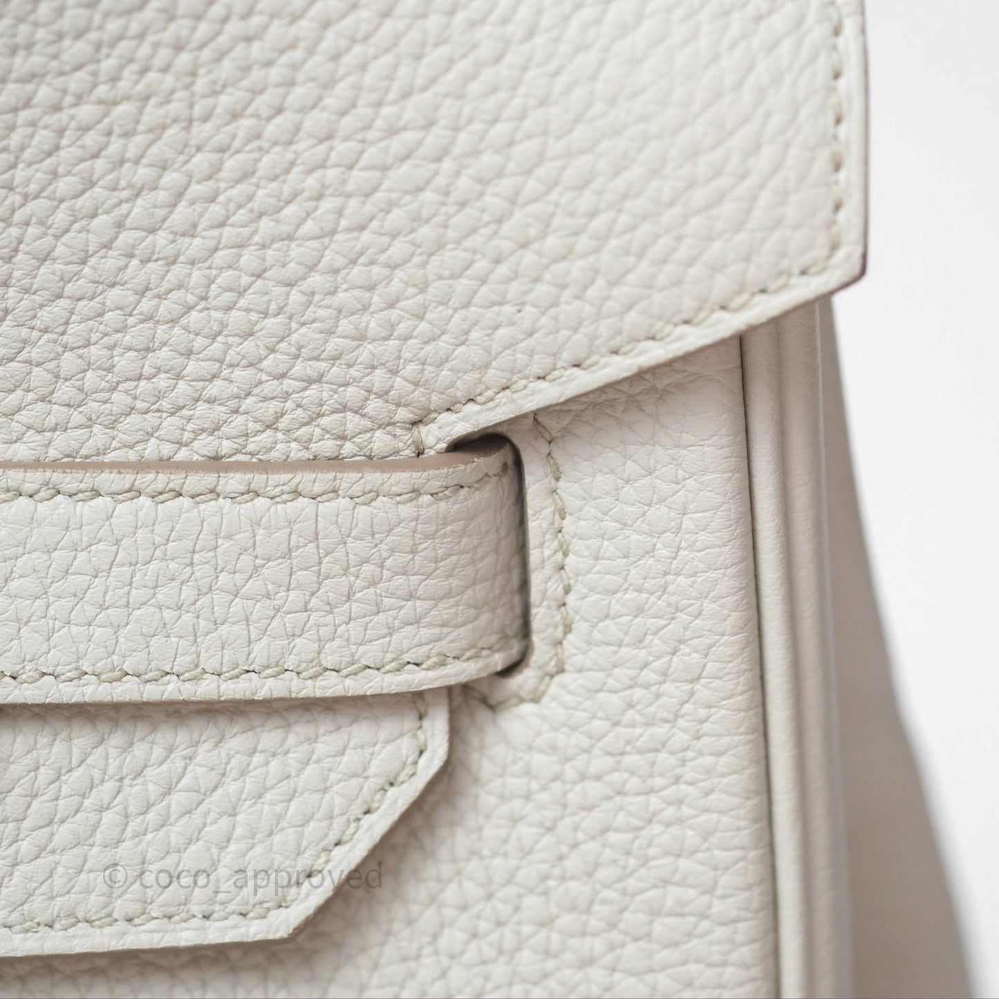 Hermès Retourne Birkin 35 Beton Togo Gold Hardware