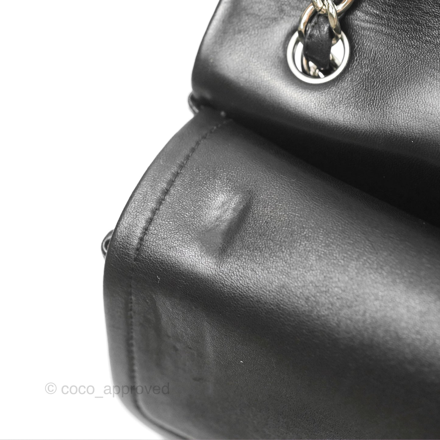 Chanel Jumbo Double Flap Black Lambskin Silver Hardware⁣⁣