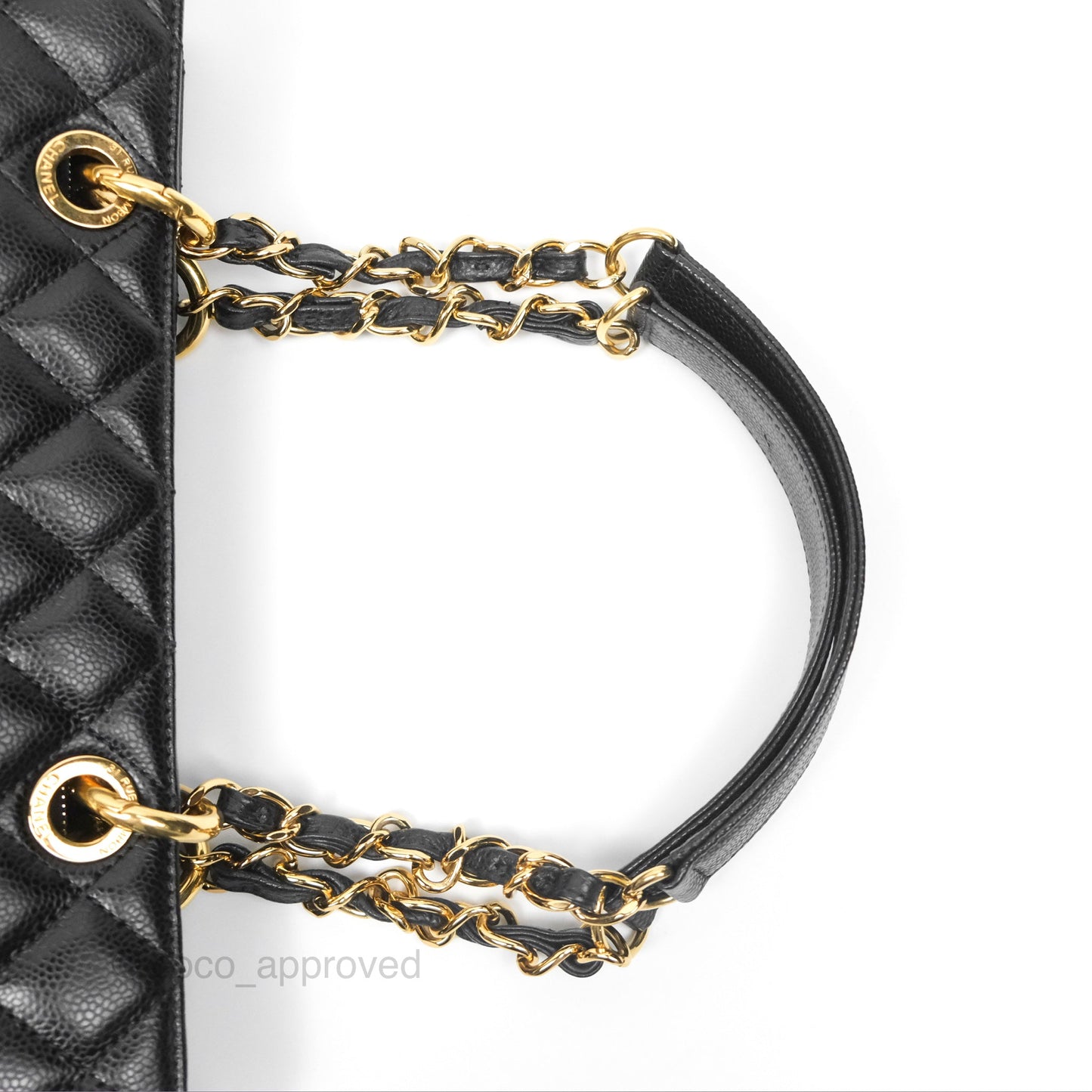 Chanel GST Black Caviar Gold Hardware