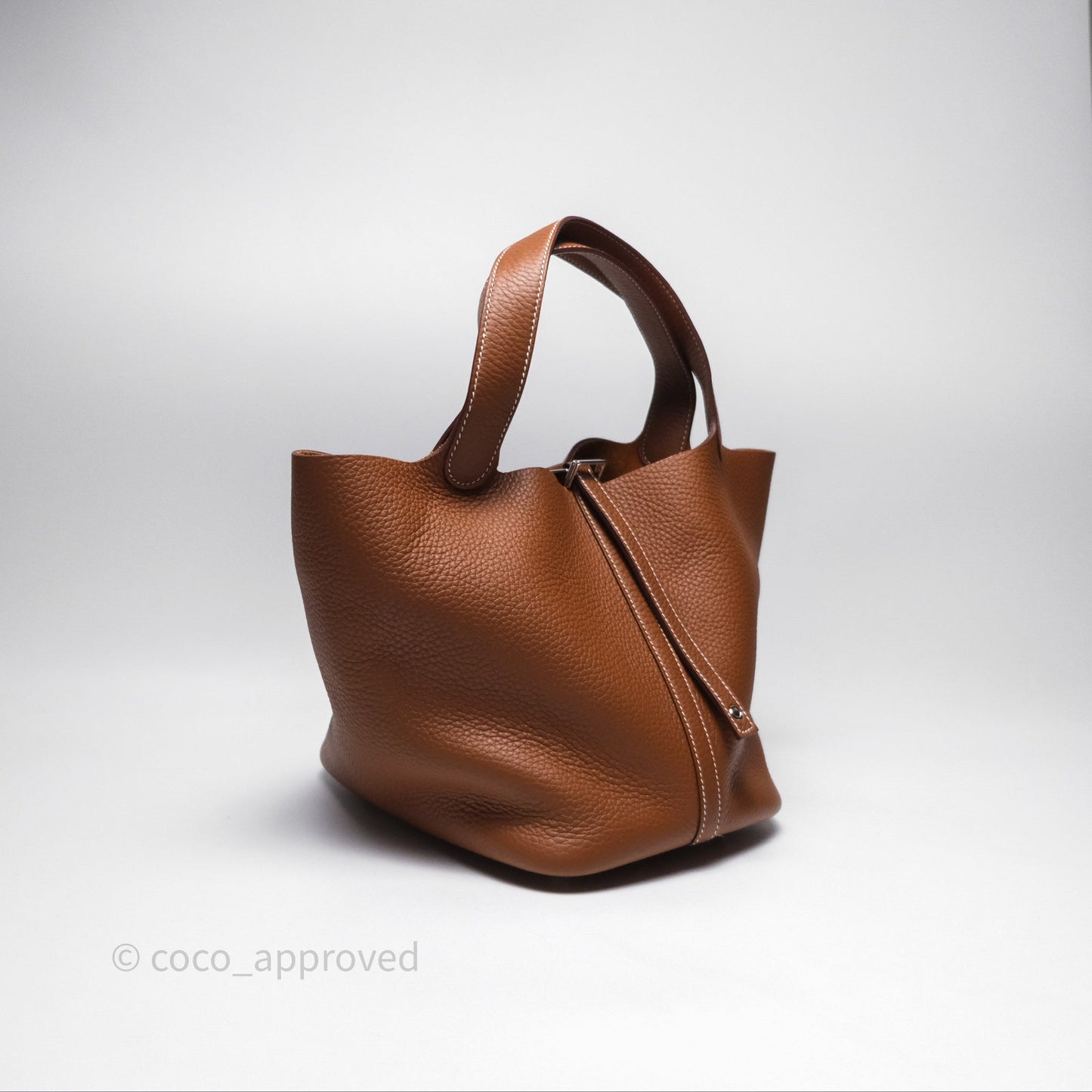 Hermès Picotin 22 Gold 37 Clemence Palladium Hardware