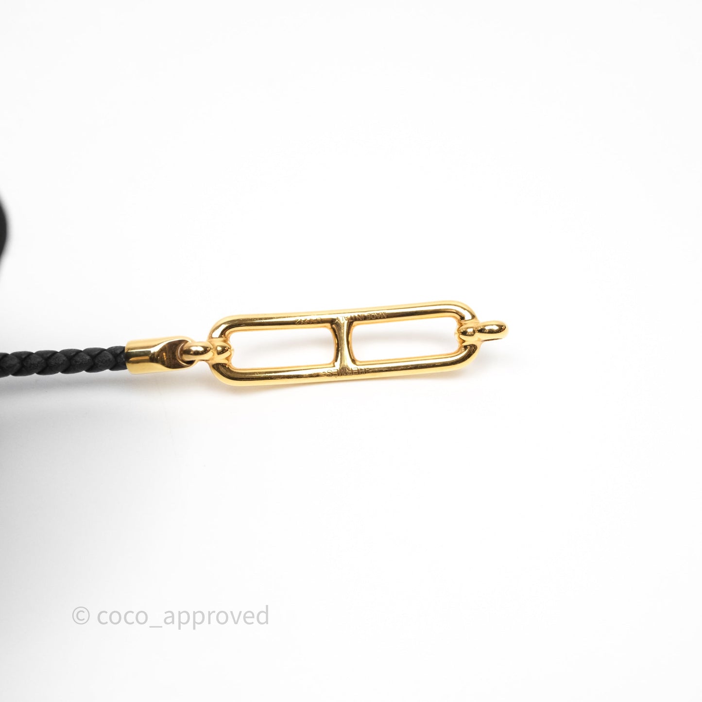 Hermès Roulis Double Tour Bracelet Black Swift Gold Hardware