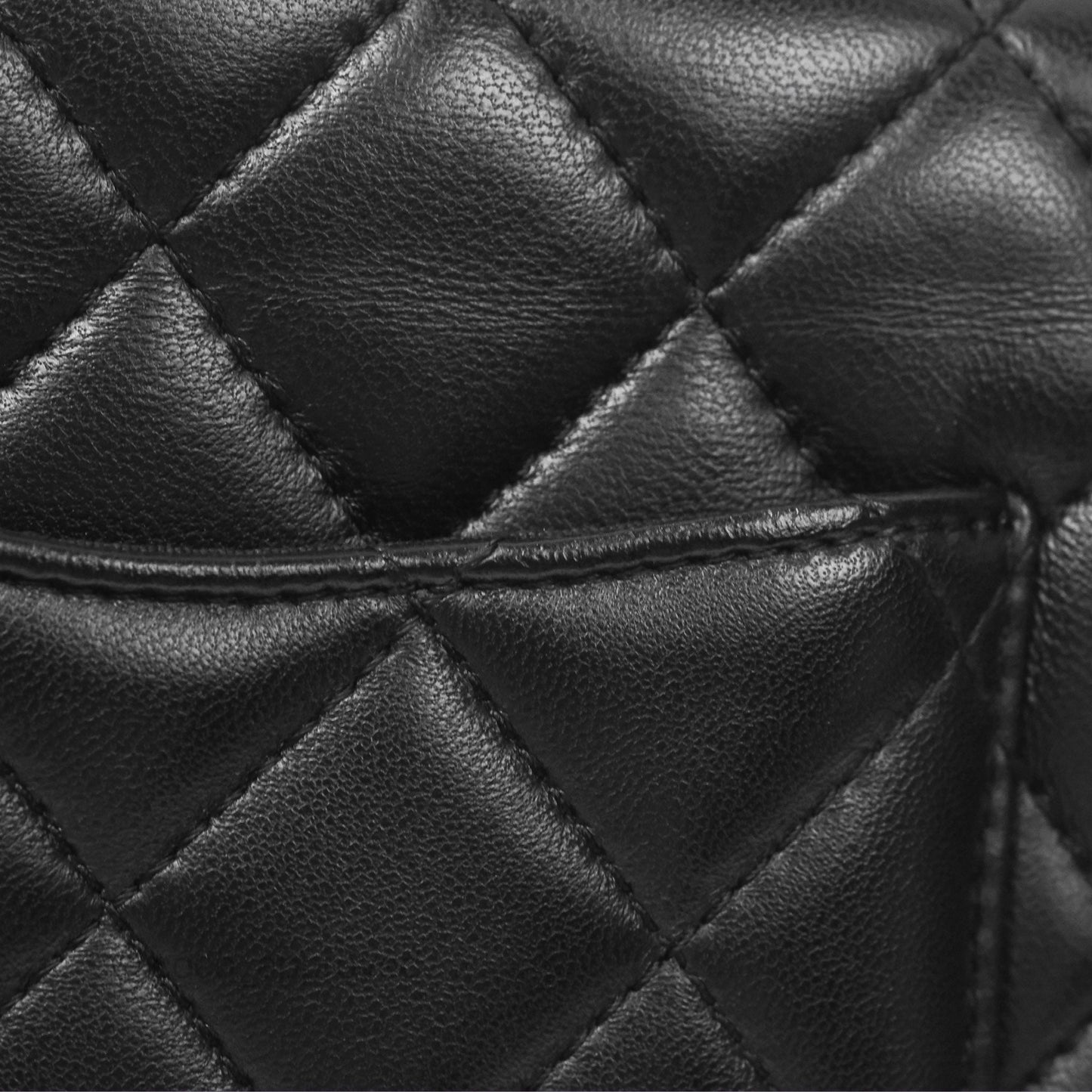 Chanel Small My Precious Flap Black Lambskin Gold Hardware