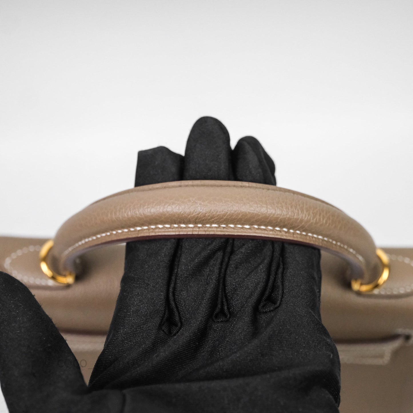 Hermes Kelly 25 Etoupe 18 Togo Gold Hardware