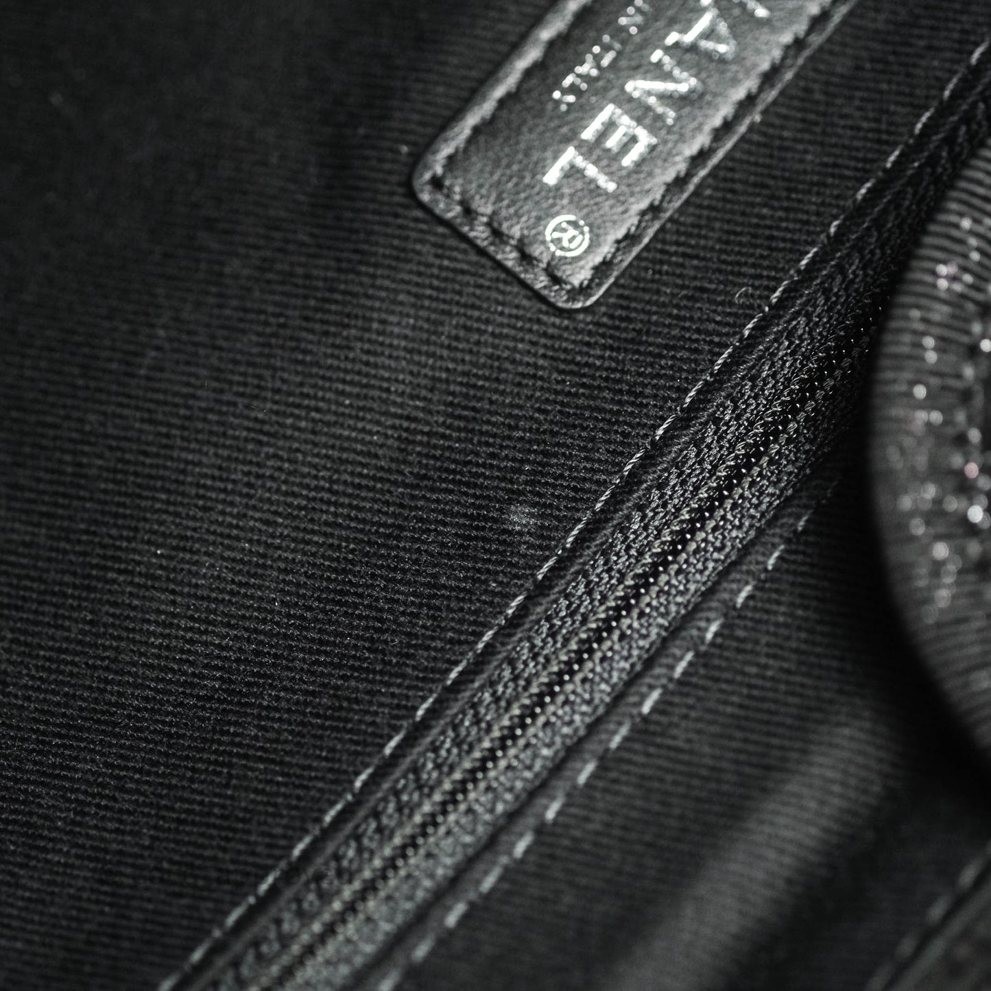 Chanel Large Deauville Black Glitter Lurex