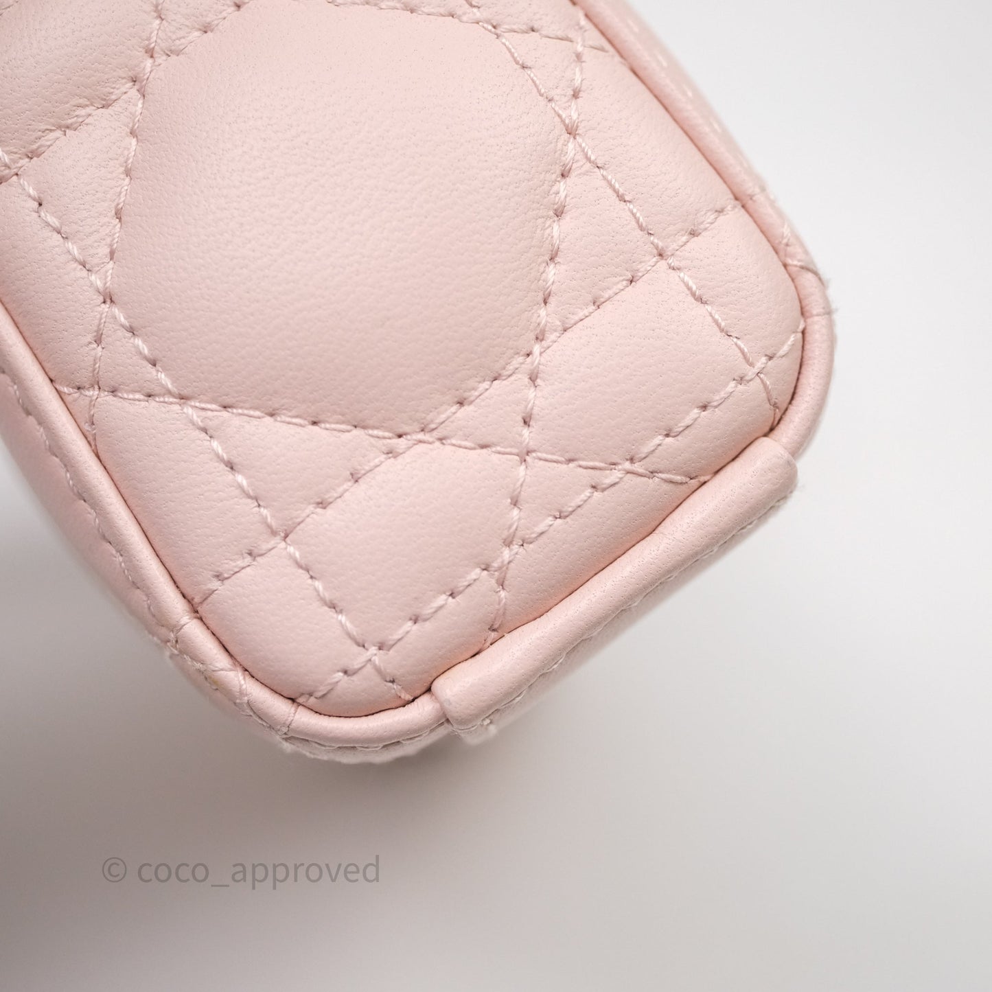 Dior Micro Lady D-Joy Bag Powder Pink Cannage Lambskin