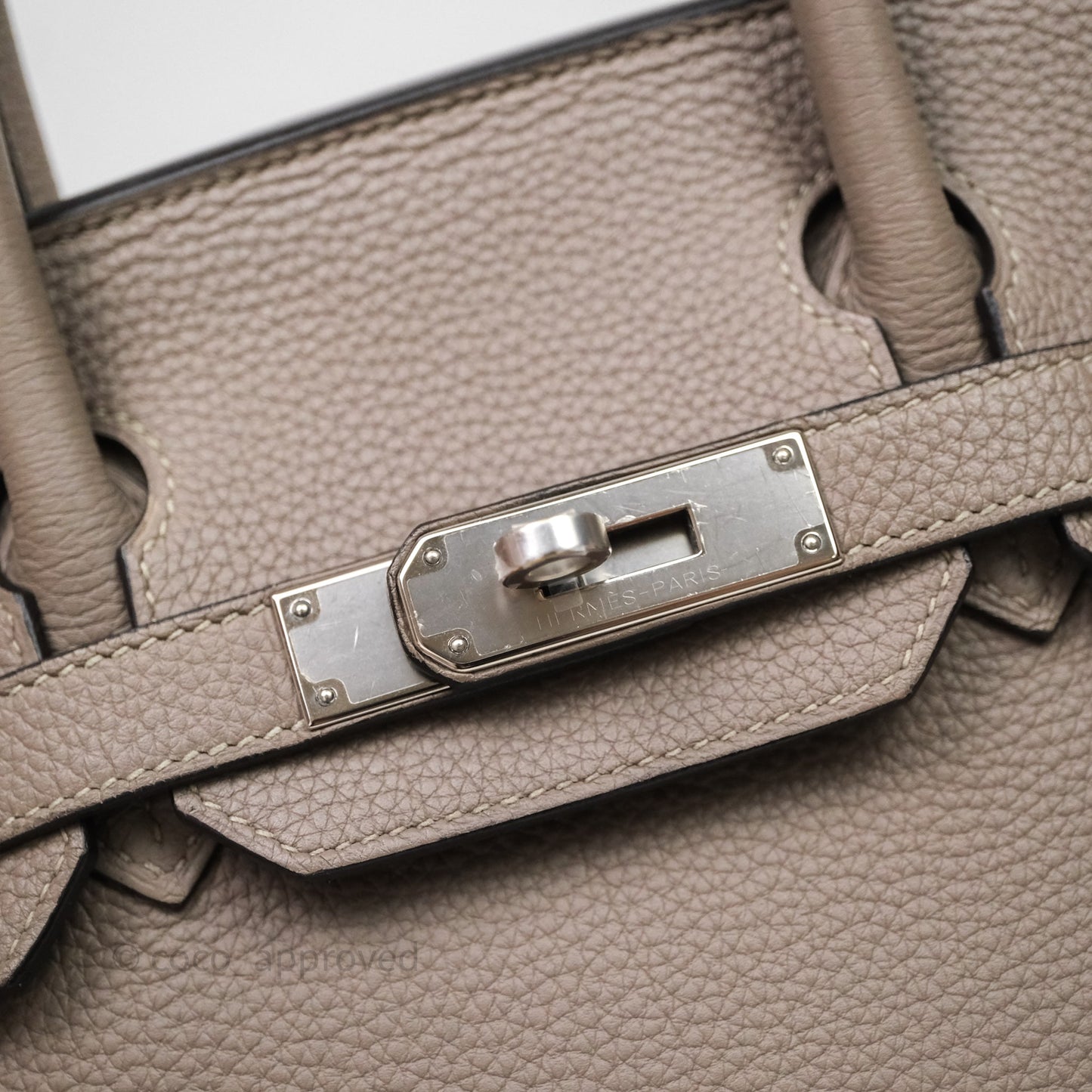 Hermès Birkin 30 Gris Asphalt M8 Togo Palladium Hardware