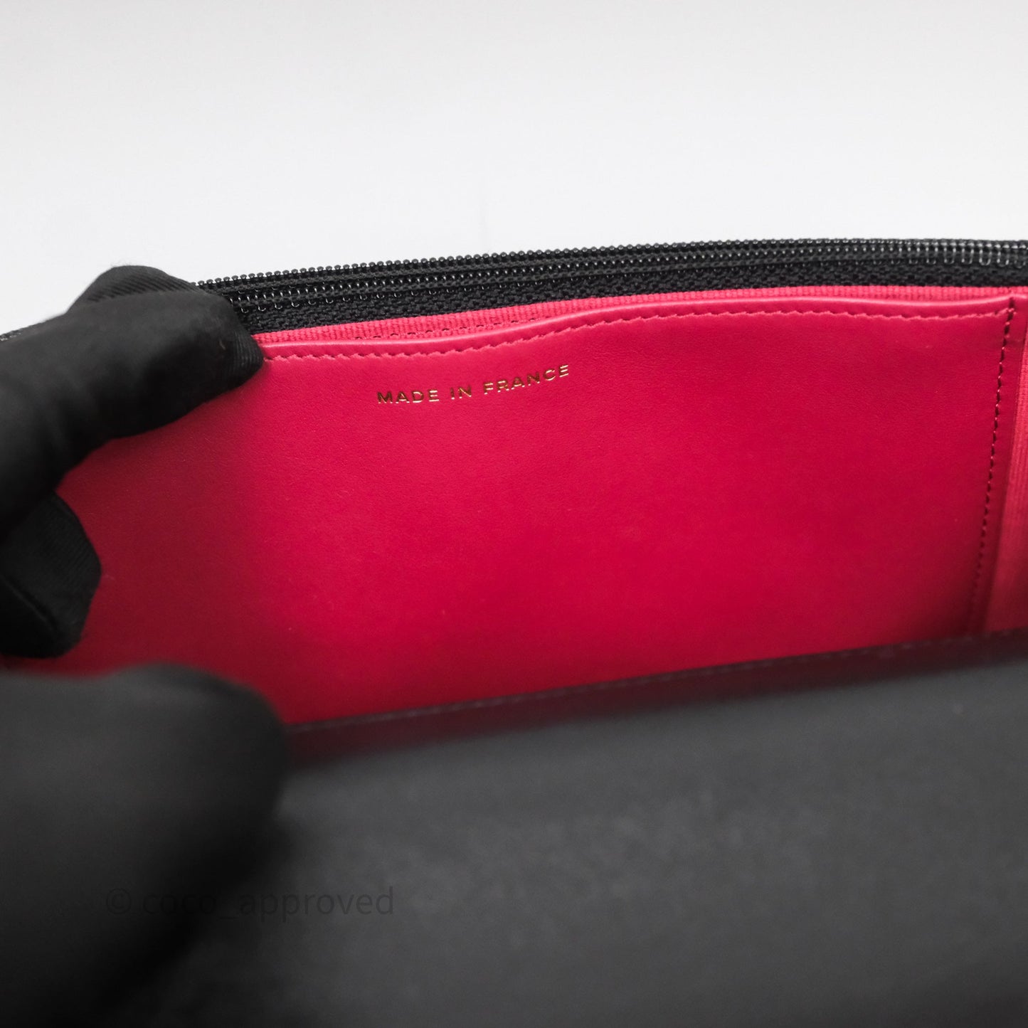 Chanel 19 Wallet on Chain WOC Black Mixed Hardware