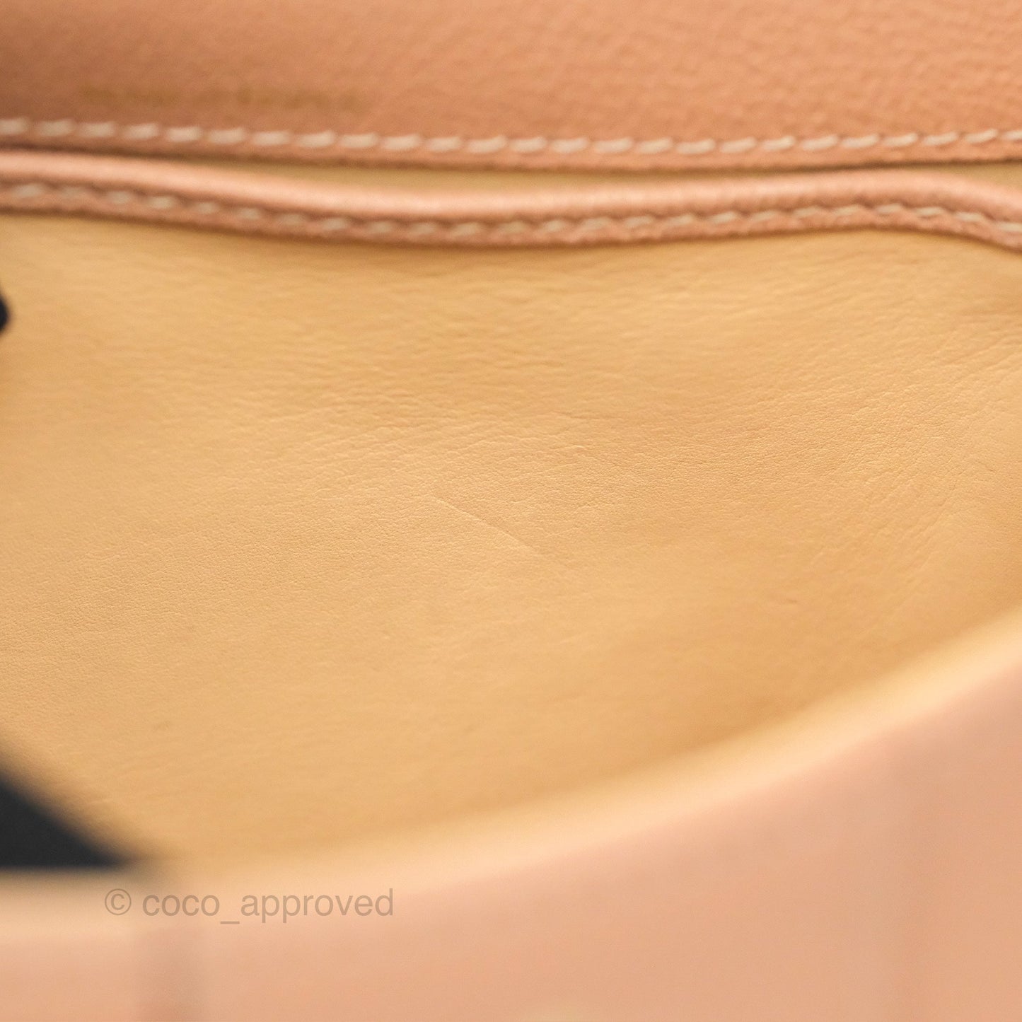 Delvaux Mini Brillant Bag Nude Grained Calfskin Gold Hardware
