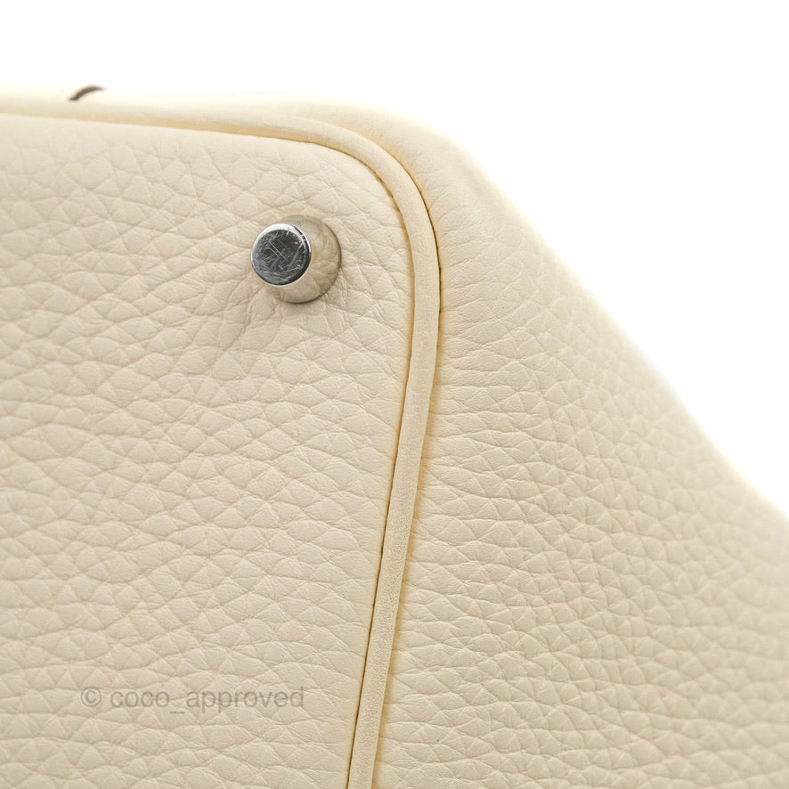 Hermès Picotin Lock 18 Nata Clemence Palladium Hardware