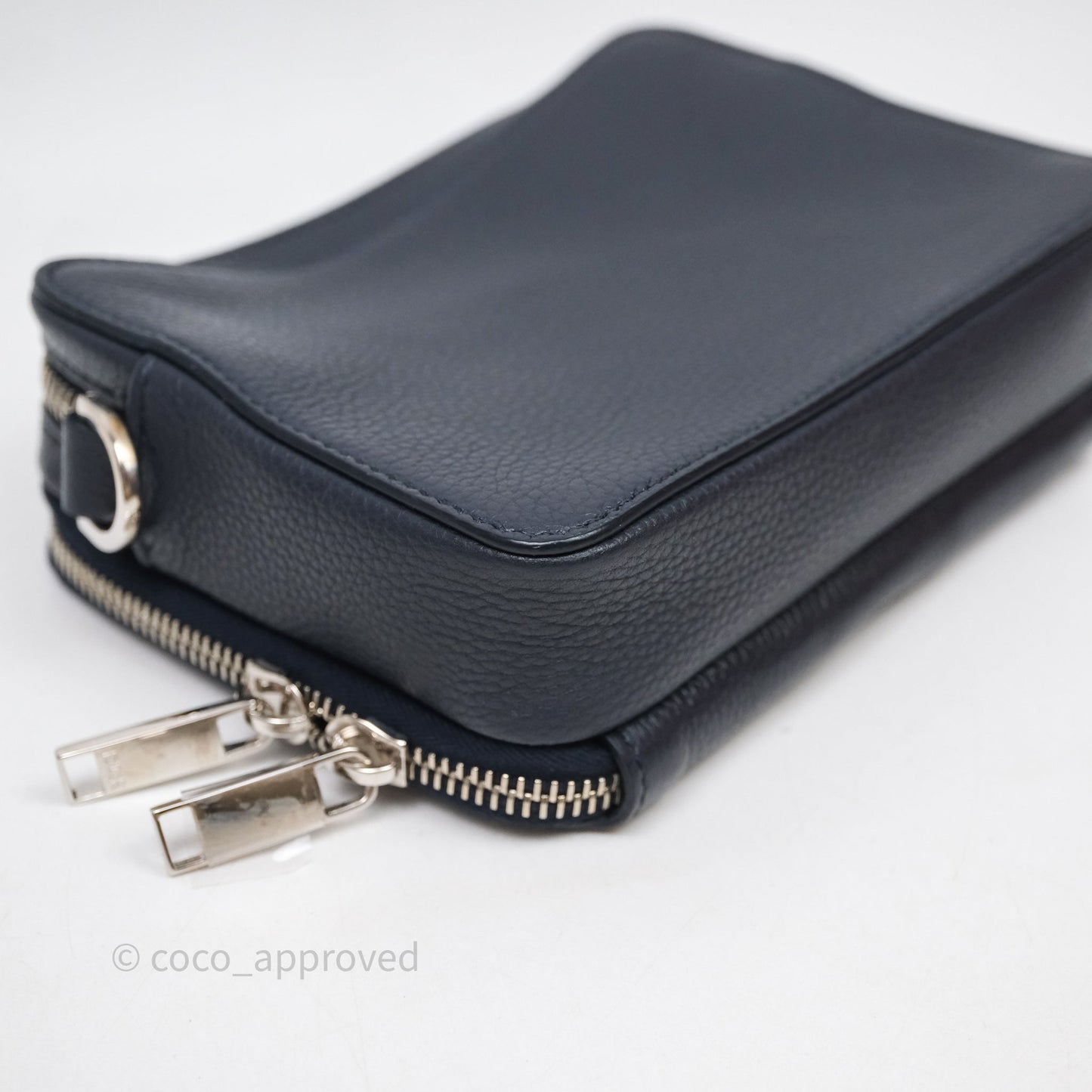 Christian Dior x Air Jordan Messenger Bag Navy Silver Hardware