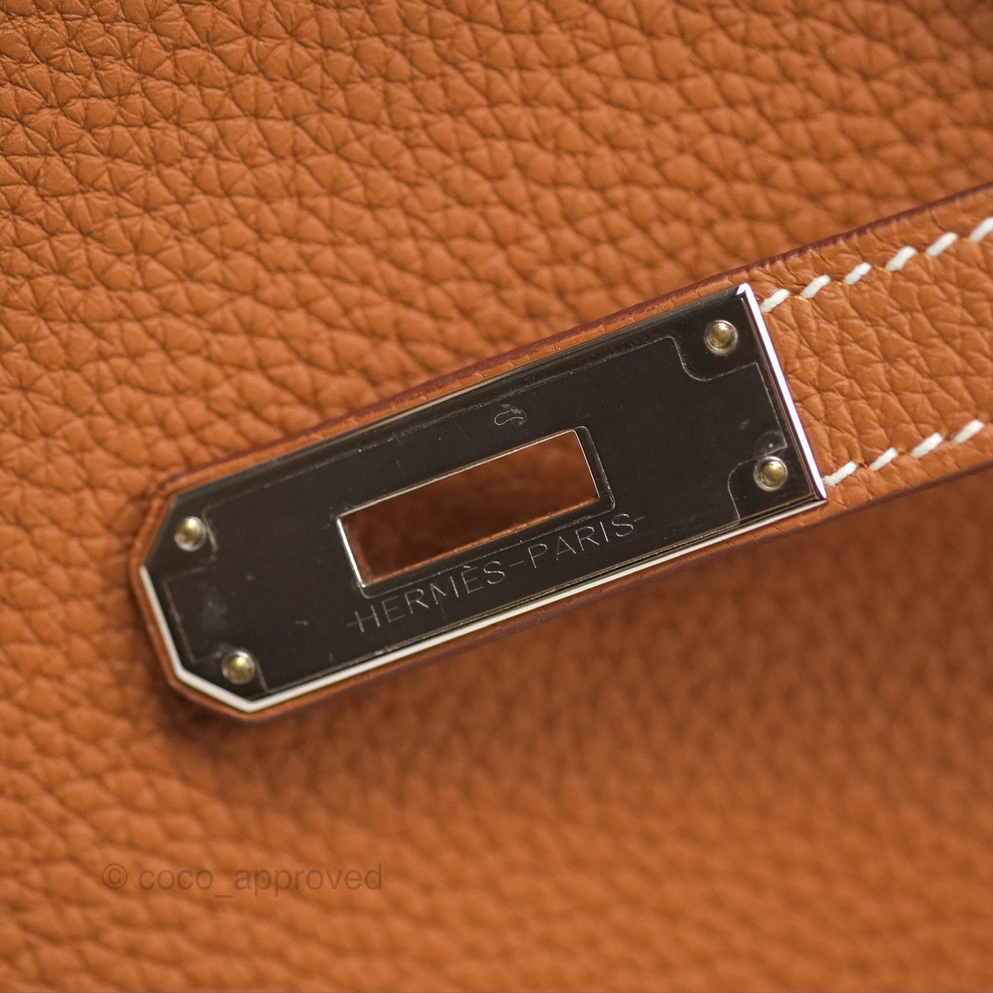 Hermès Birkin 30 Retourne Gold 37 Togo Palladium Hardware
