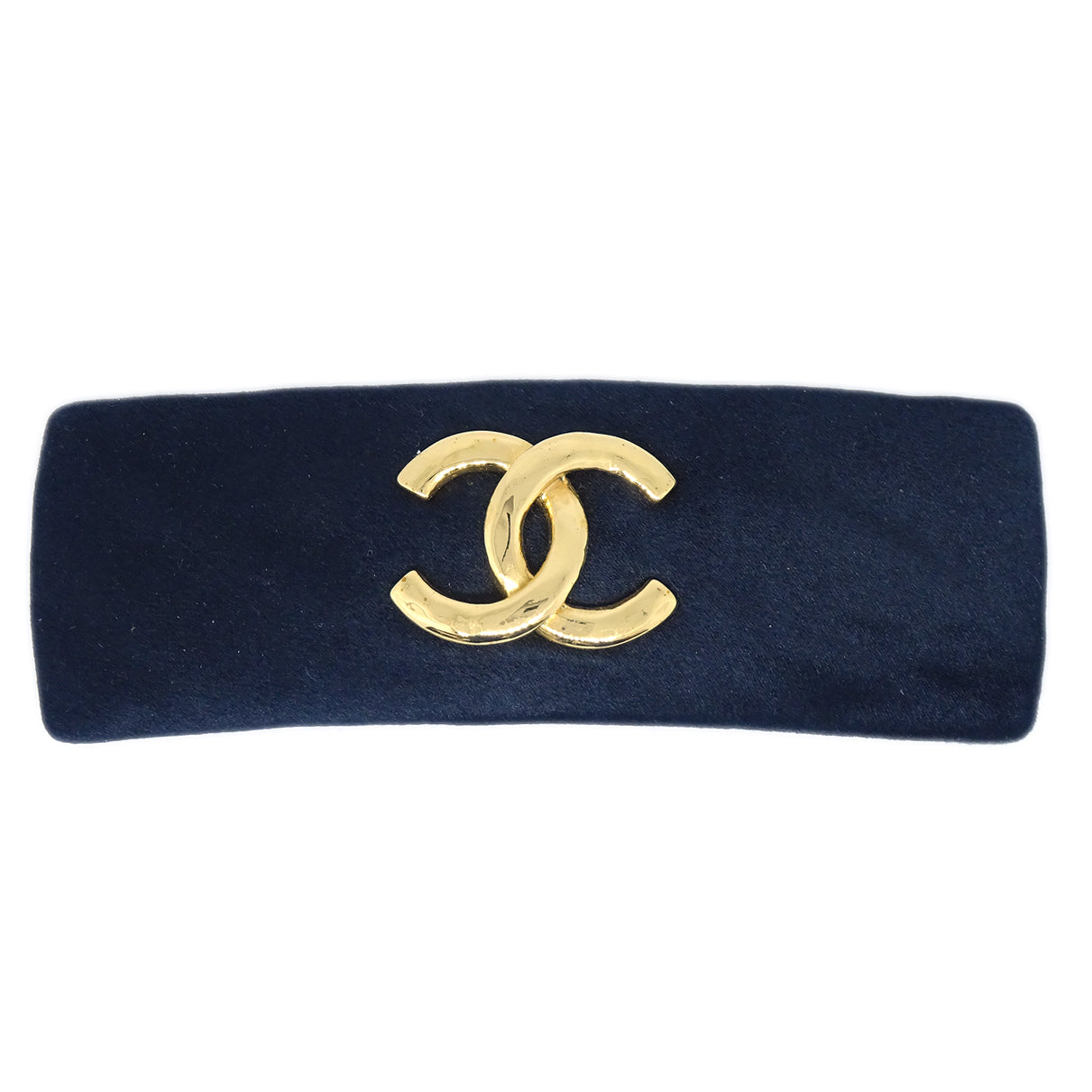 Chanel Hair Clip Hairpin Barrette Black 52