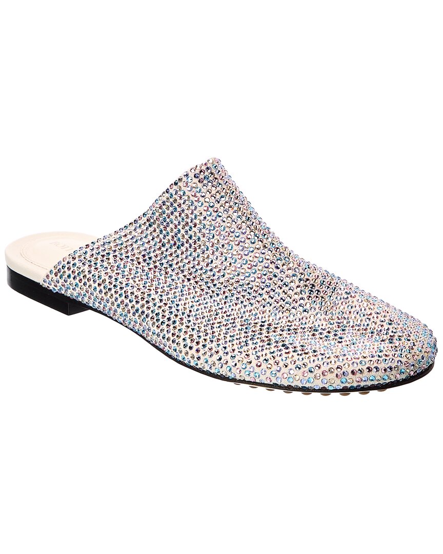 Luxury Bottega Veneta Sparkle Dot Sock Suede Slipper