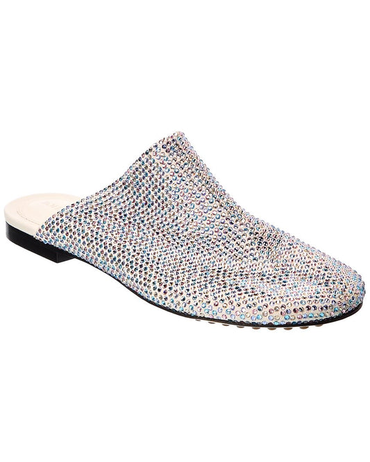 Luxury Bottega Veneta Sparkle Dot Sock Suede Slipper