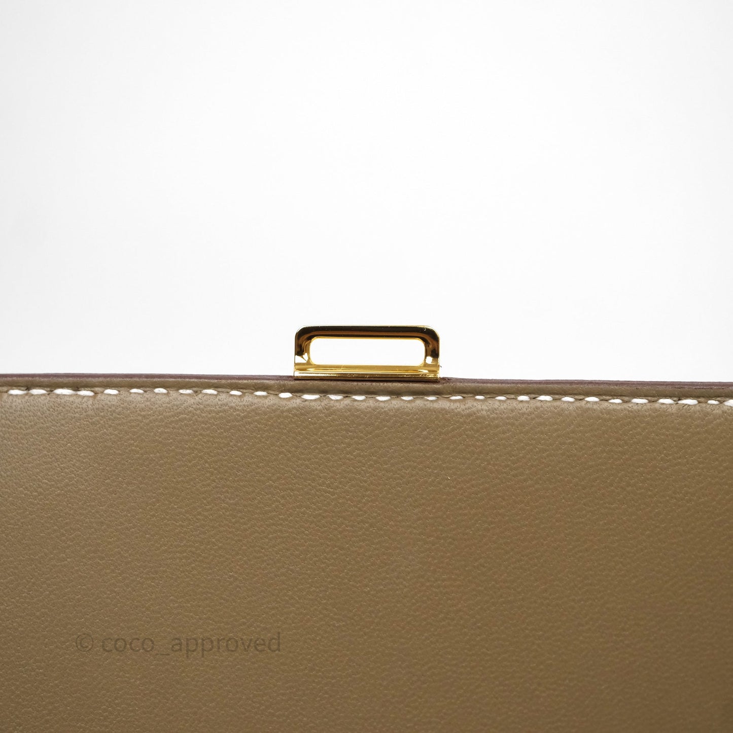 Hermès Della Cavalleria Elan Bag Etoupe Gold Hardware