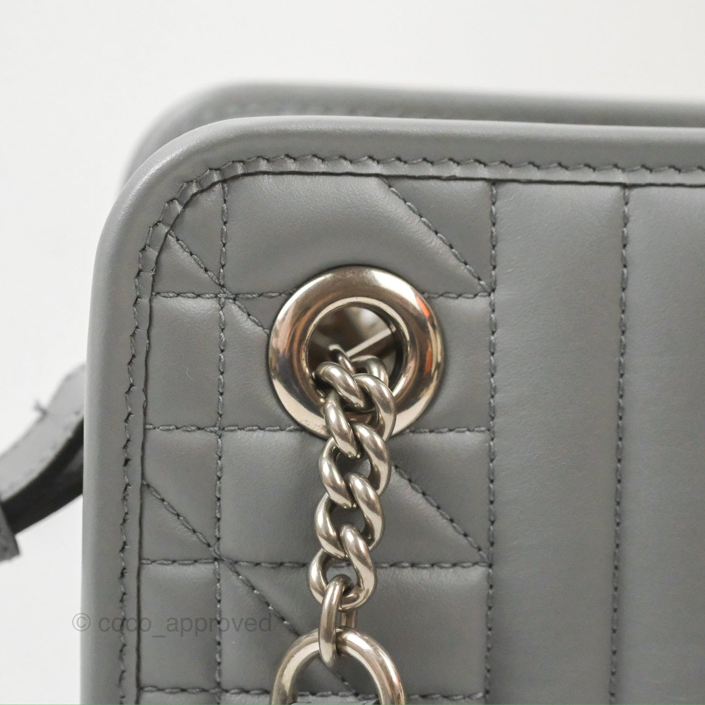 Gucci Mini GG Marmont Vertical Tote Bag Grey Silver Hardware