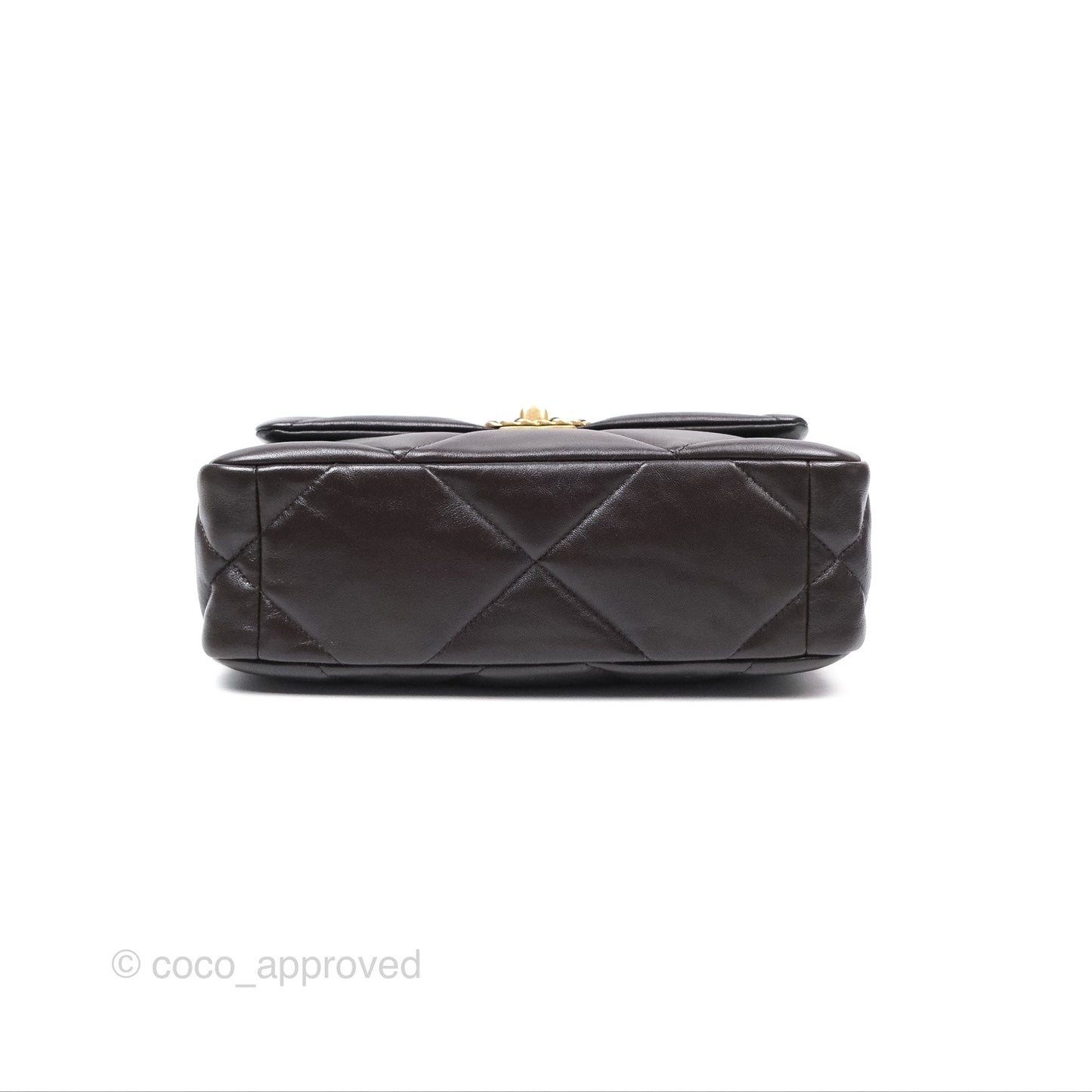 Chanel 19 Small Dark Brown Mixed Hardware