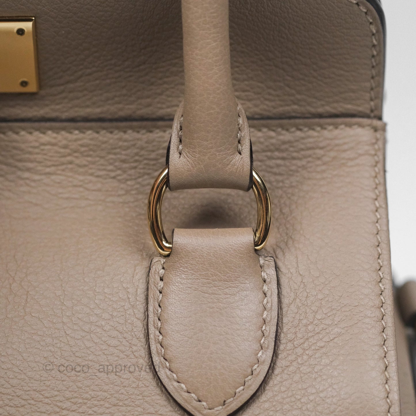 Hermès ToolBox 20 Gris Asphalte M8 Evercolor Gold Hardware