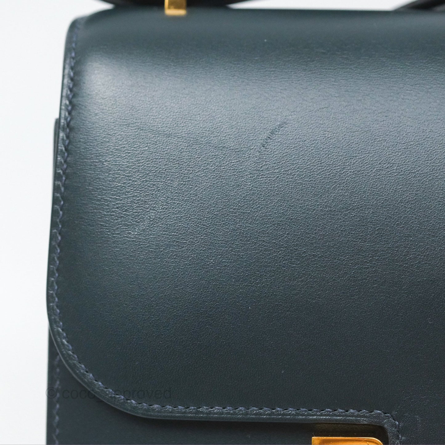 Hermès Constance Mini 18cm Veau Rousseau Veau Monsieur Gold Hardware