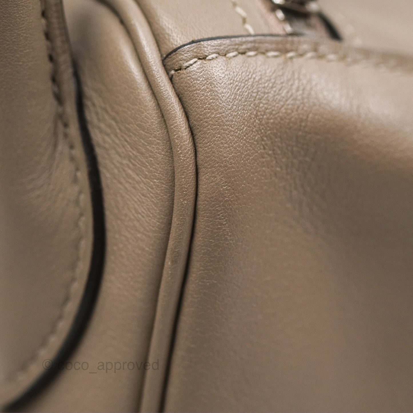 Hermès Lindy 30 Gris Asphalte M8/ Blue Indigo 76 Swift Palladium Hardware