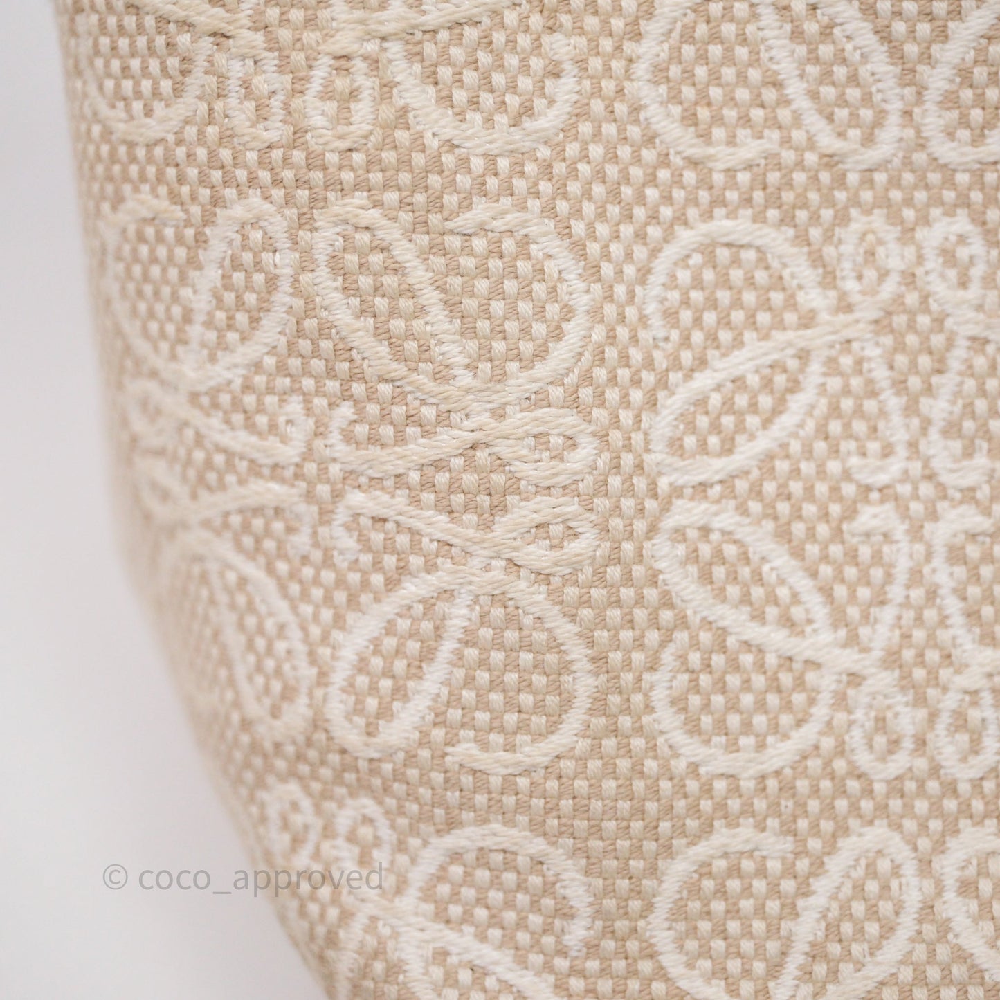 Loewe Top Handle Cubi Bag Anagram Jacquard