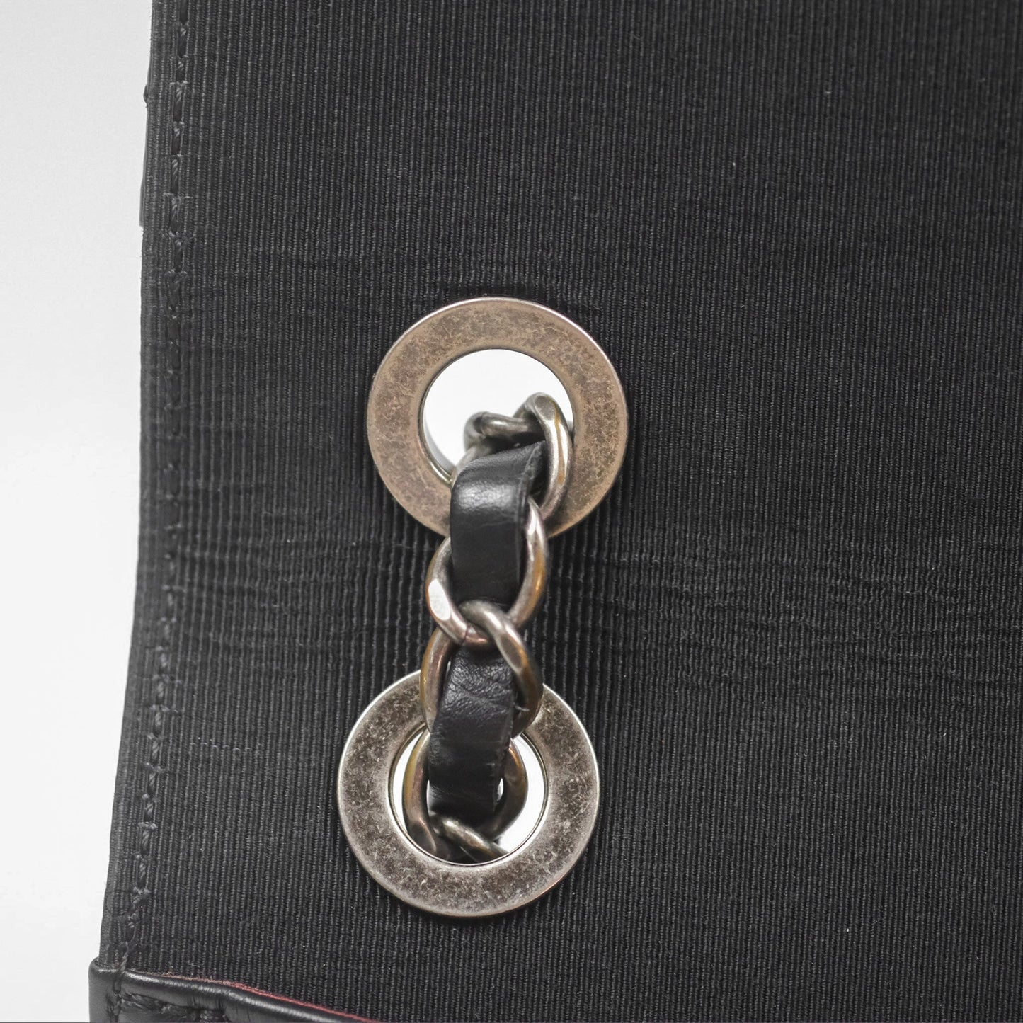 Chanel Quilted Ballerina Small Flap Bag Black Lambskin Ruthenium Hardware