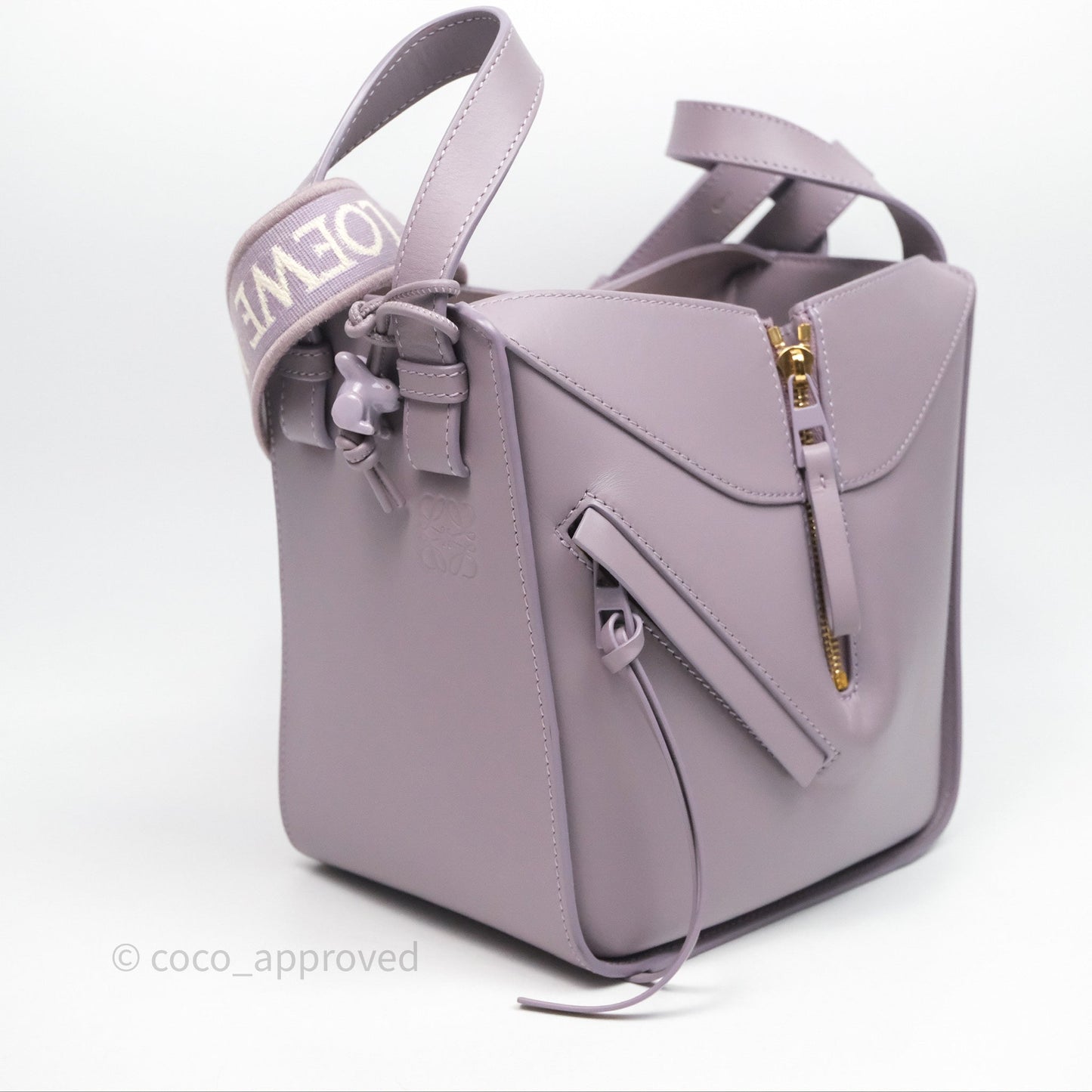 Loewe Small Hammock Shoulder Bag Calfskin Purple