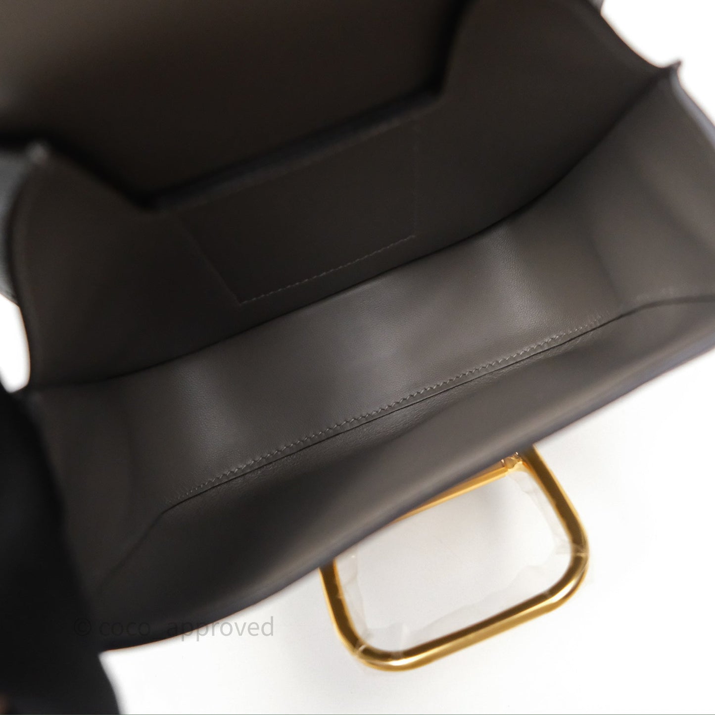 Hermès Della Cavalleria Mini Bag Gris Meyer 0L Epsom Gold Hardware
