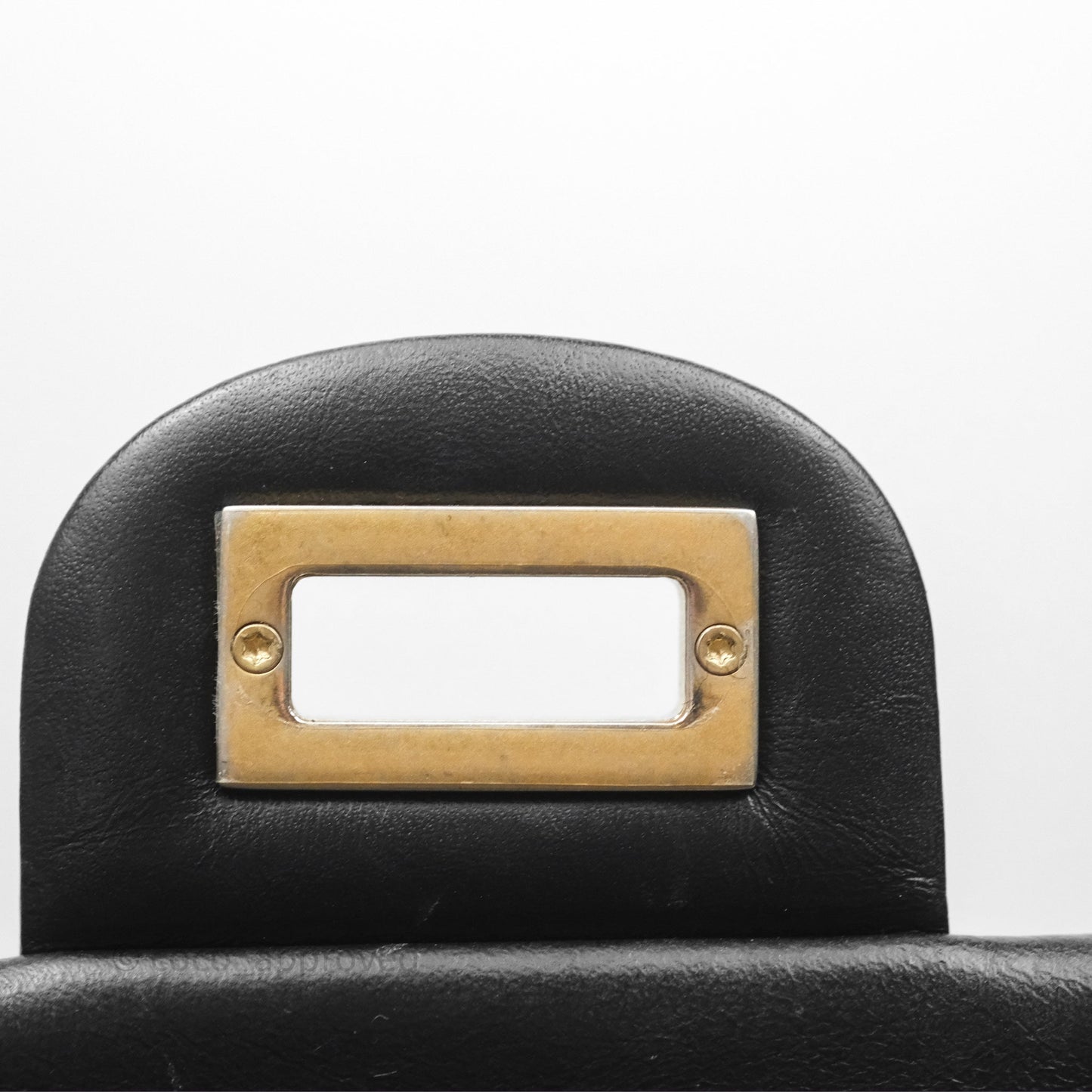 Chanel Quilted Reissue 226 Aged Calfskin Black Gold Hardware