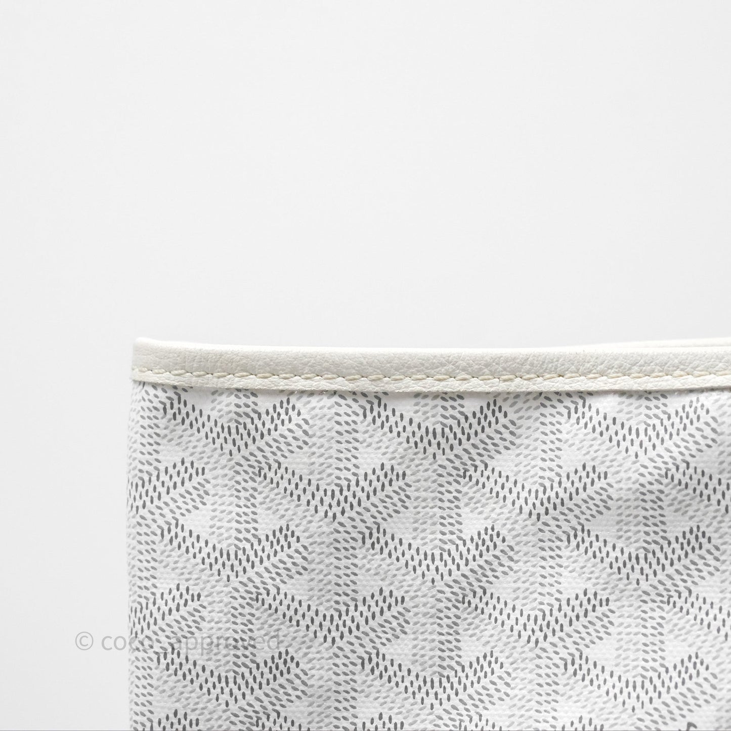 Goyard Saint Louis Tote Bag GM Blanc White
