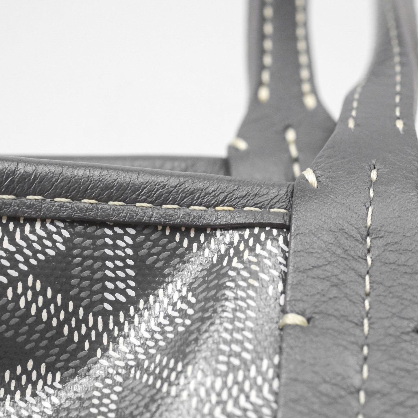 Goyard Anjou Mini Bag Goyardine Canvas Grey