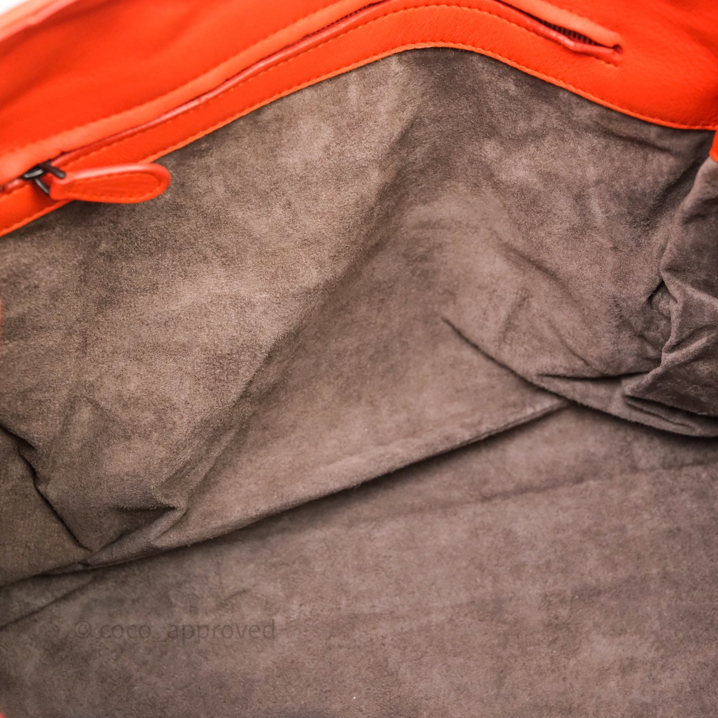 Bottega Veneta Nappa Intrecciato Parachute Tote Bag Orange