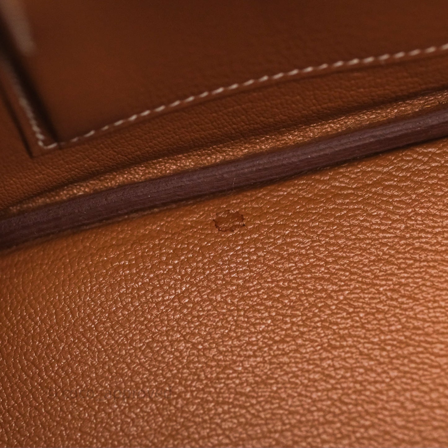 Hermès Birkin 25 Retourne Fauve 34 Barenia Gold Hardware