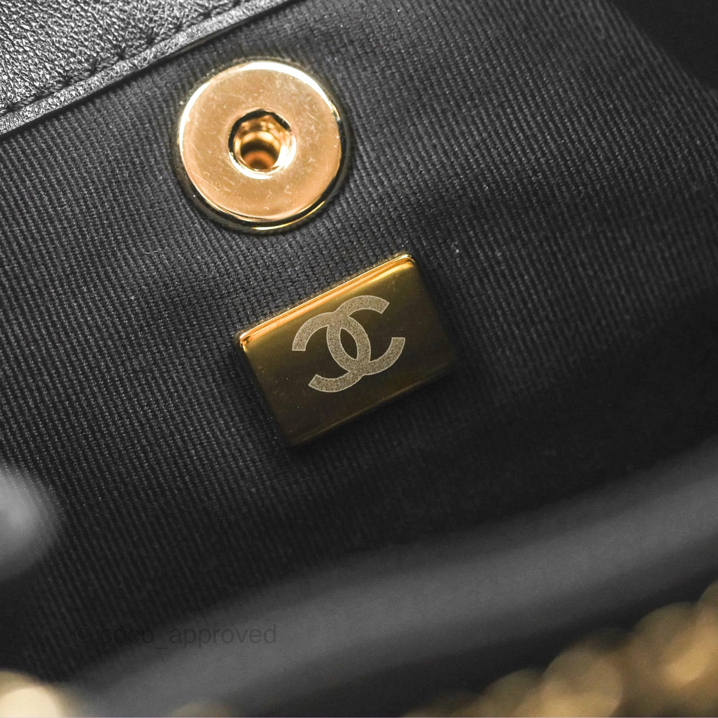 Chanel Quilted Small Duma Drawstring Backpack Black Calfskin Gold Hardware