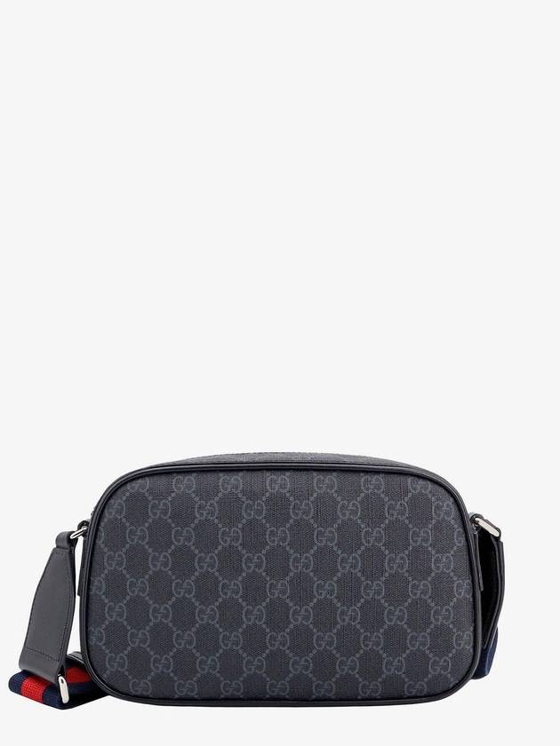 Luxury Gucci Trending 2025 GG Supreme Fabric Leather Cross Bag Black