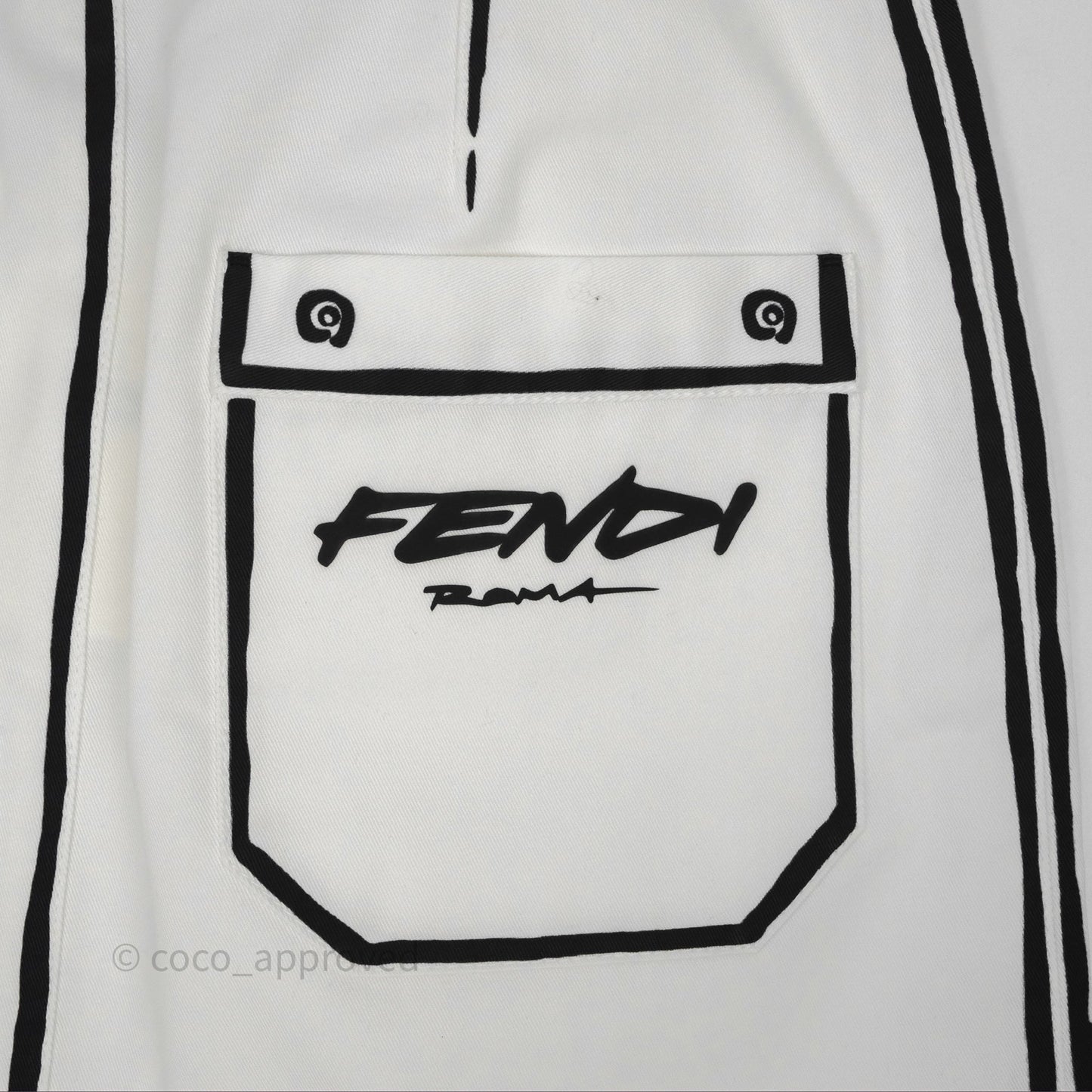 Fendi Roma Joshu White Skirt