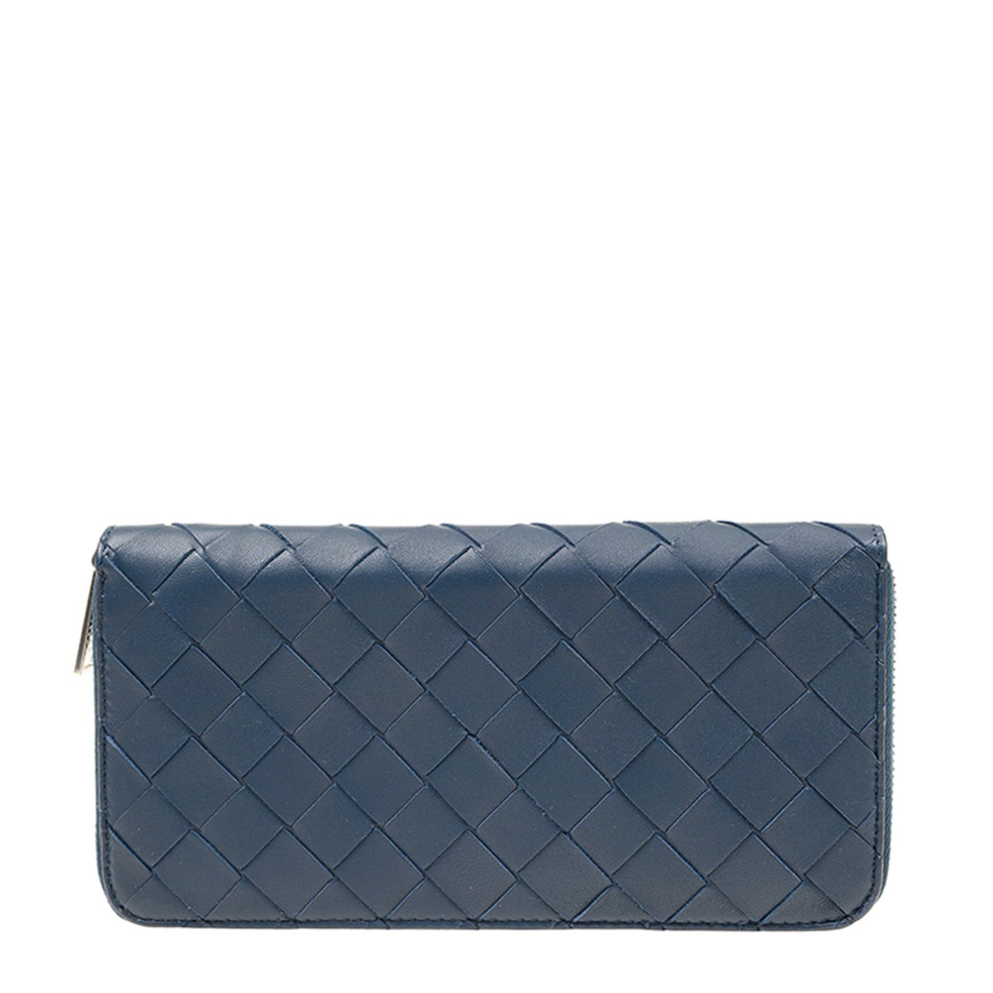 Luxury Bottega Veneta Long Zipper Leather Wallet