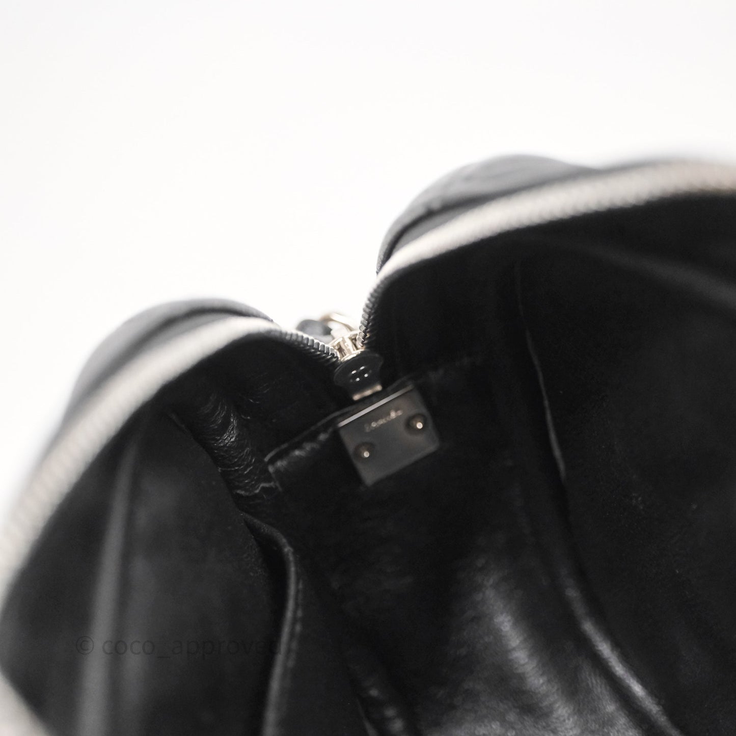 Chanel Camera Case Bag Lambskin Silver Hardware