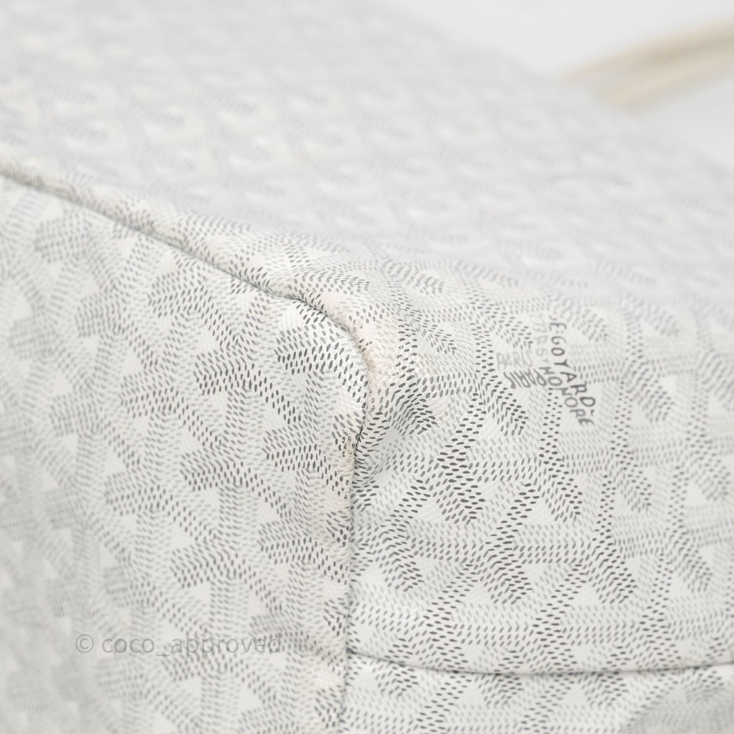 Goyard St Louis Tote PM White
