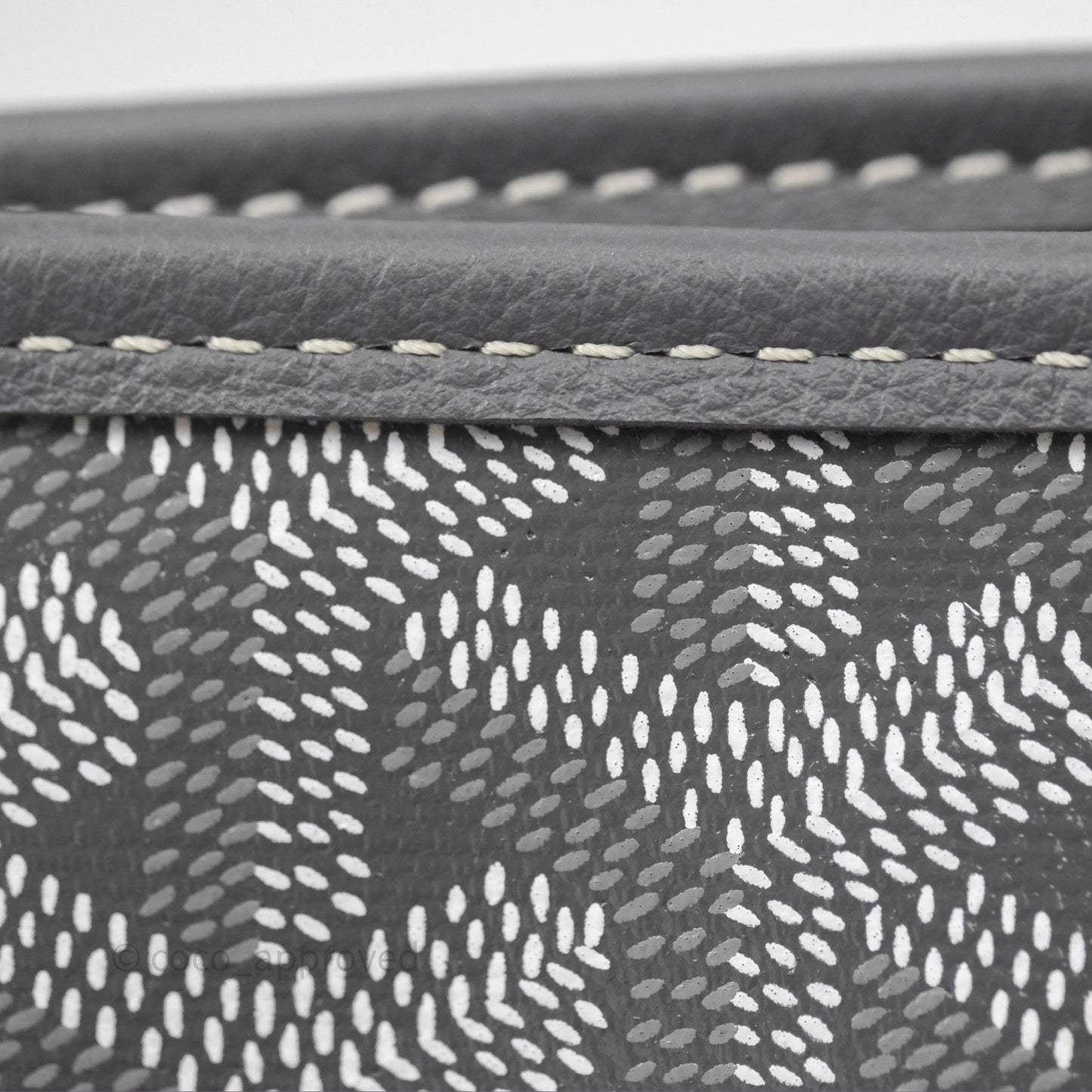 Goyard Anjou Mini Bag Goyardine Canvas Grey