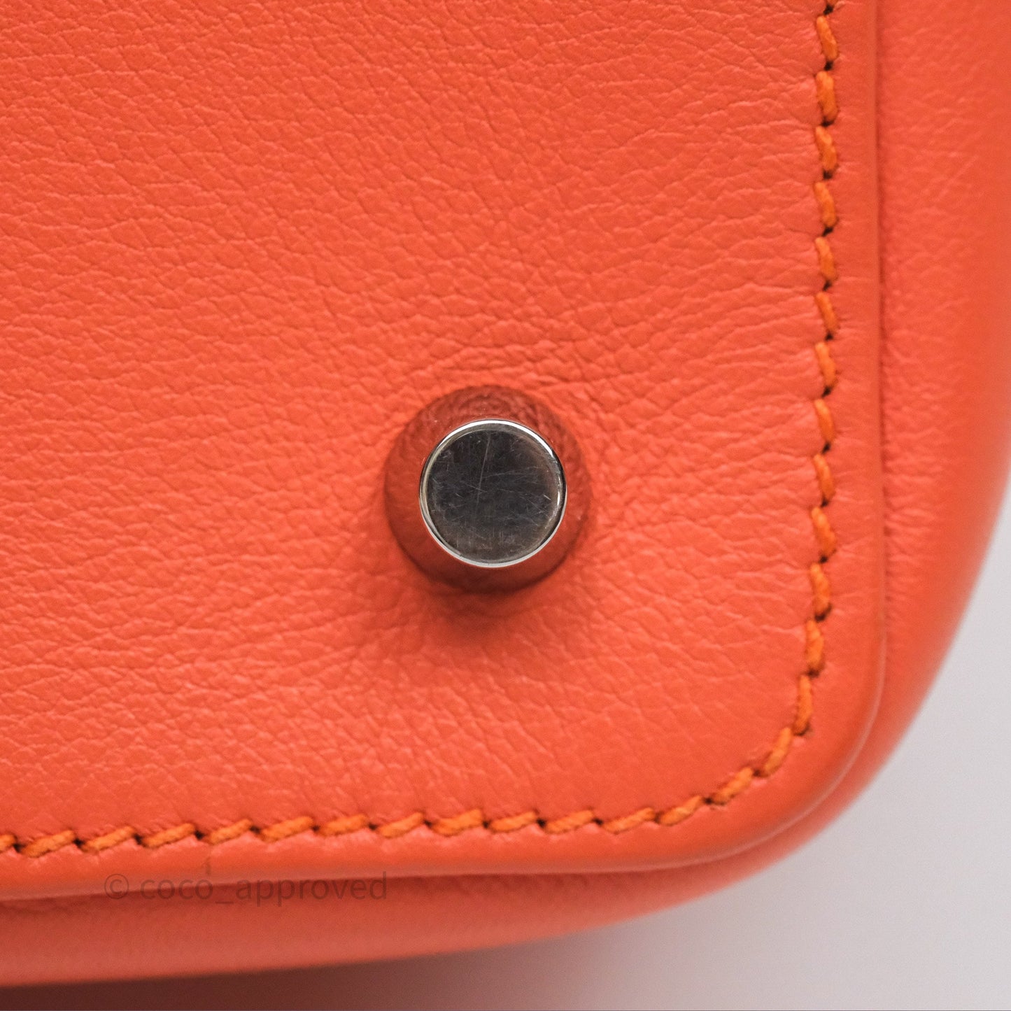 Hermès ToolBox 20 Mangue 9Z Evercolor Palladium Hardware