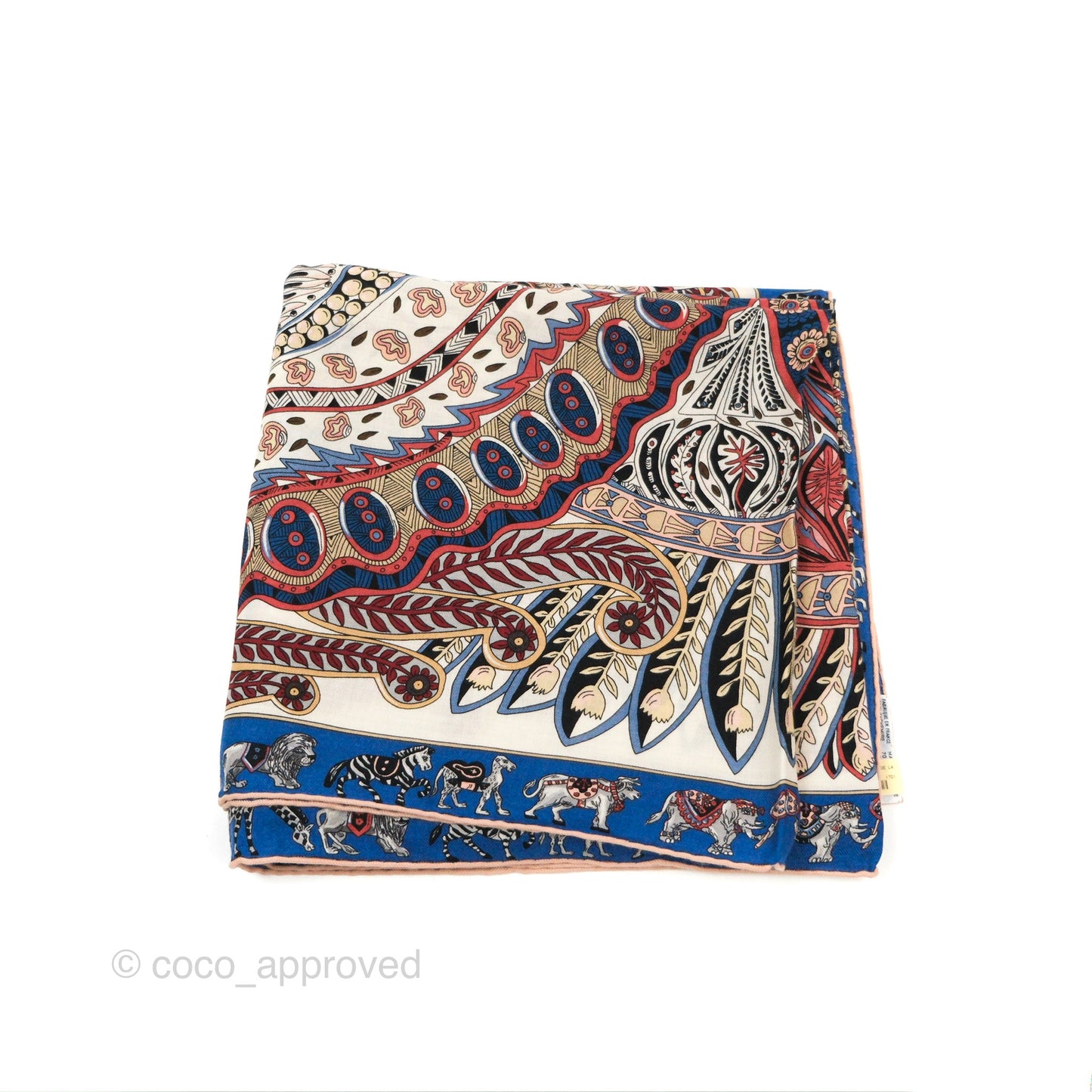 Hermes Le Jardin De La Maharani Scarf 140